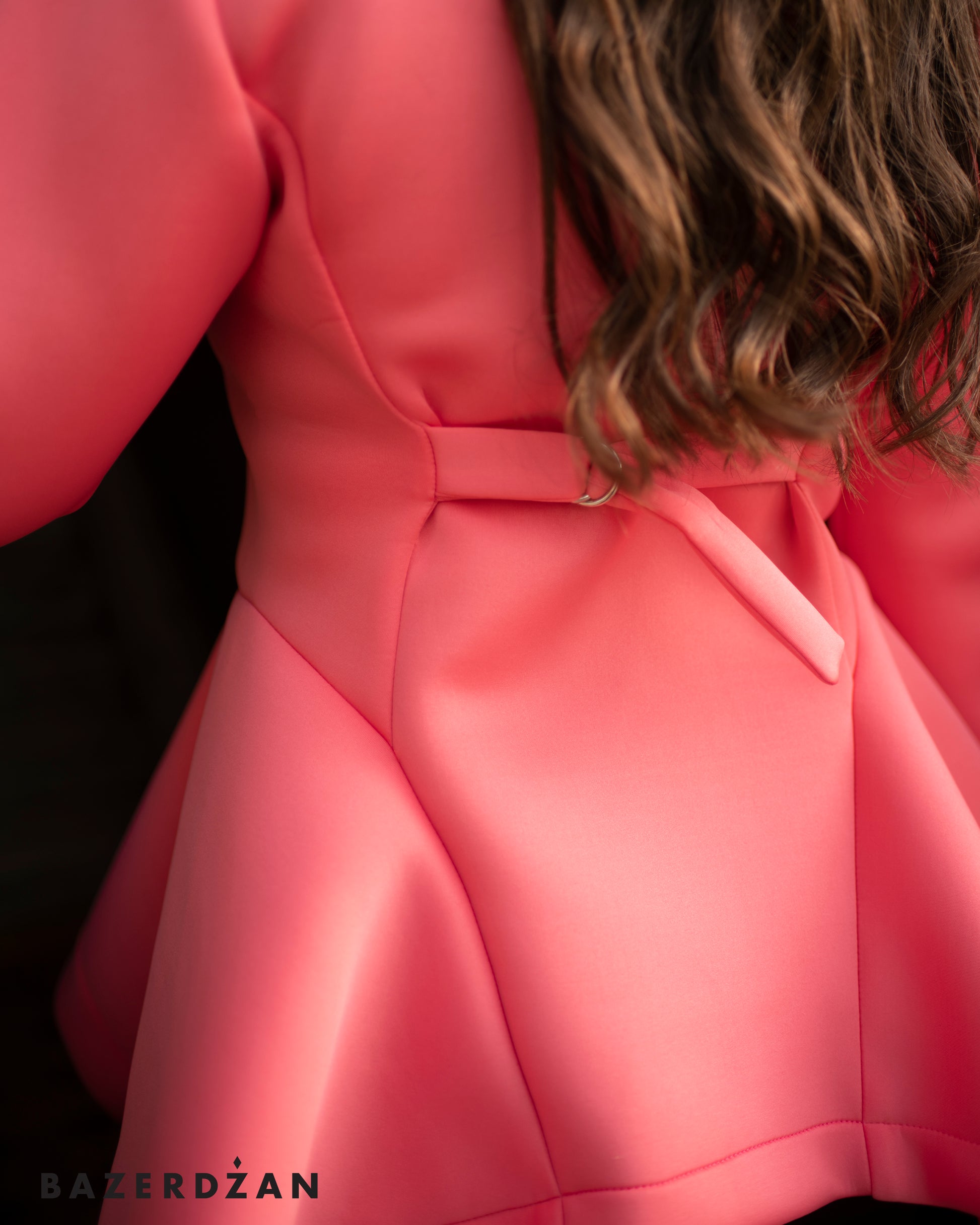 Vatra jacket in coral pink - Bazerdzan