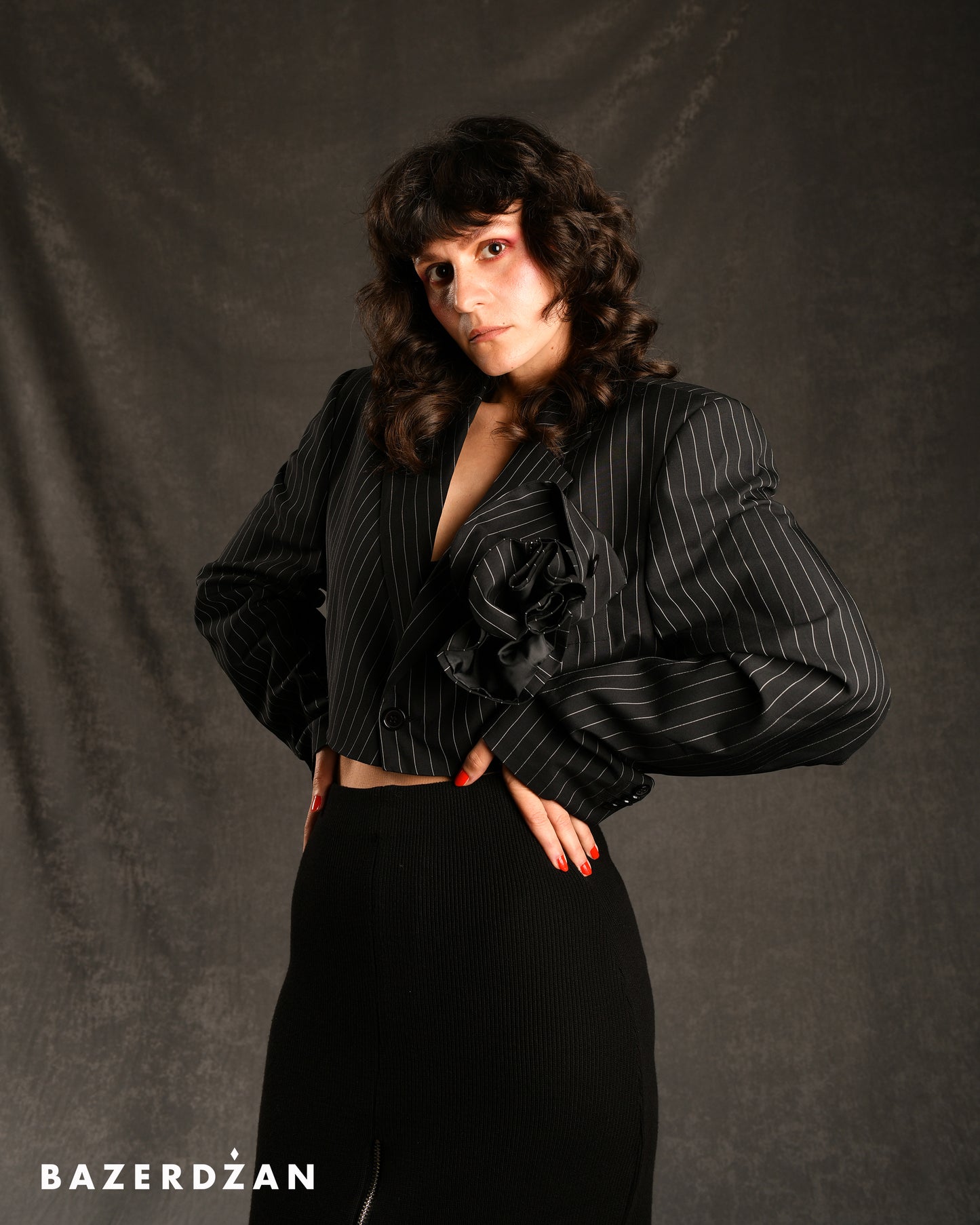 Thrift Flip Crop Blazer