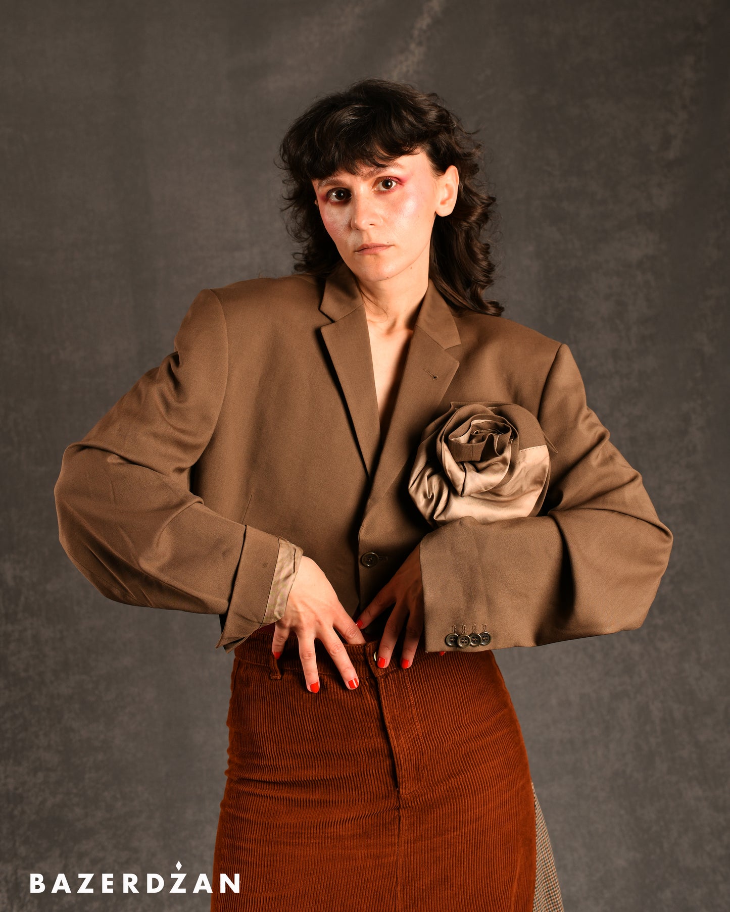 Thrift Flip Crop Blazer