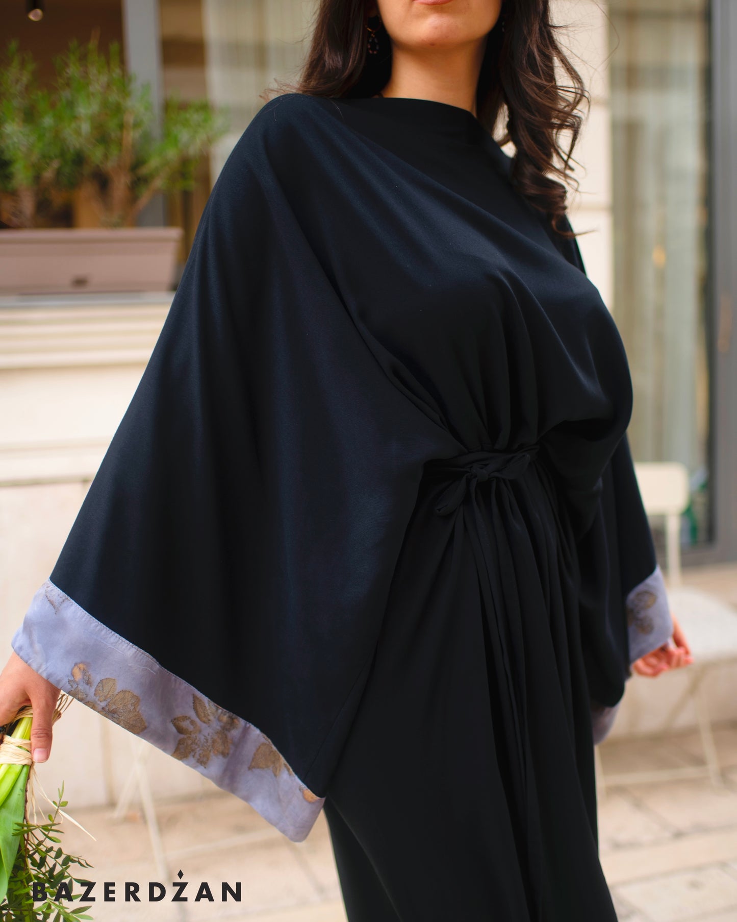 Black Flora Dress
