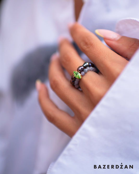 Twin rings by Nayda Jewelry x Bazerdzan