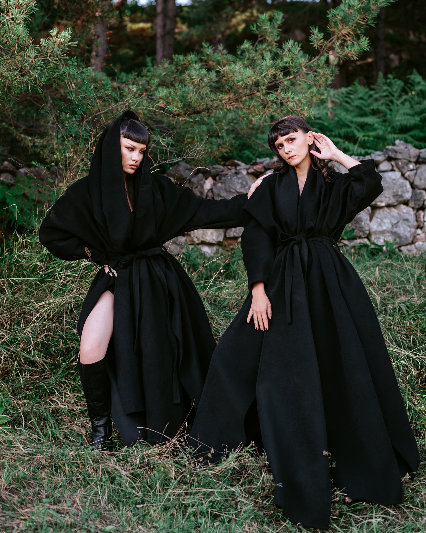 Cashmere Coat - Black