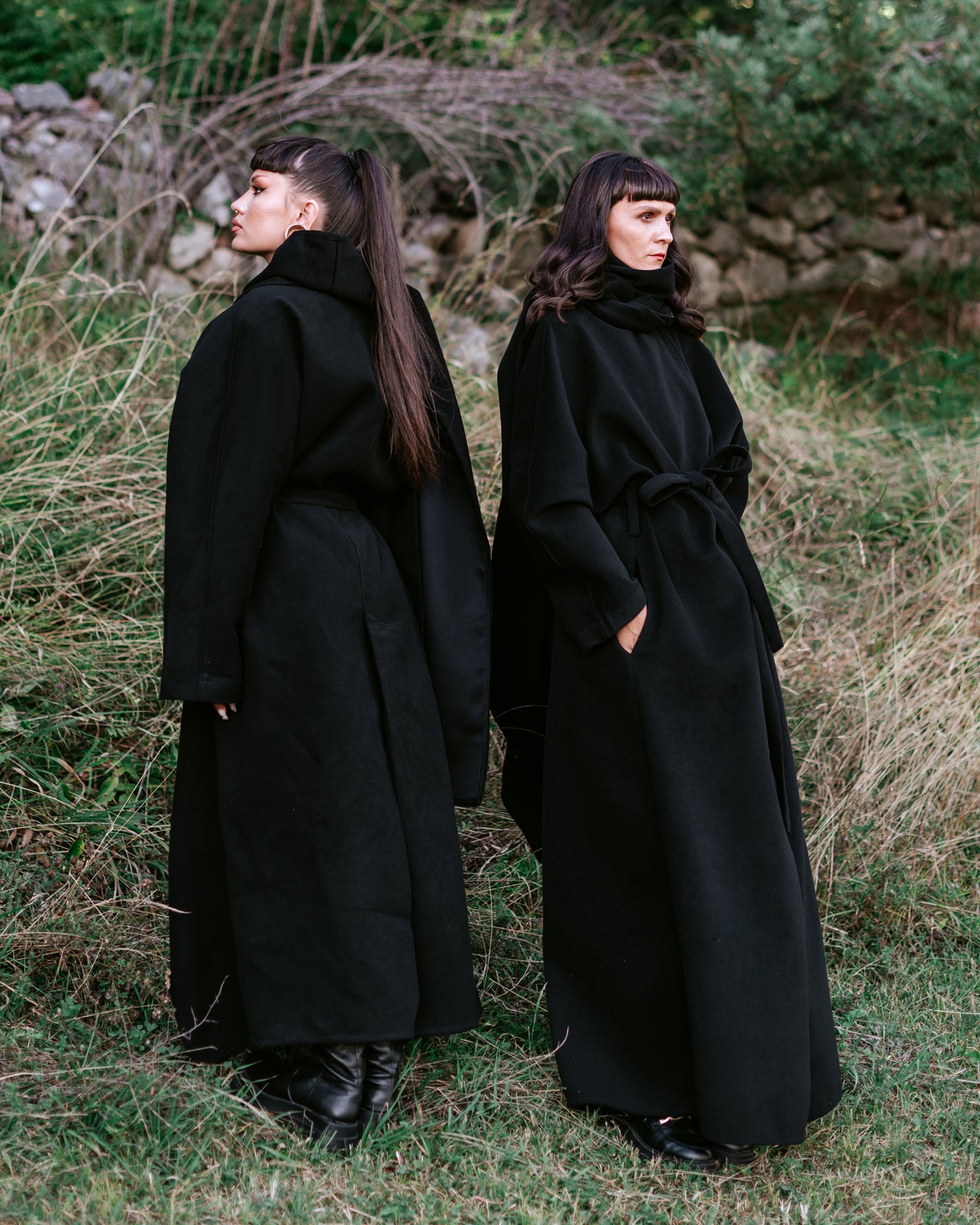Cashmere Coat - Black
