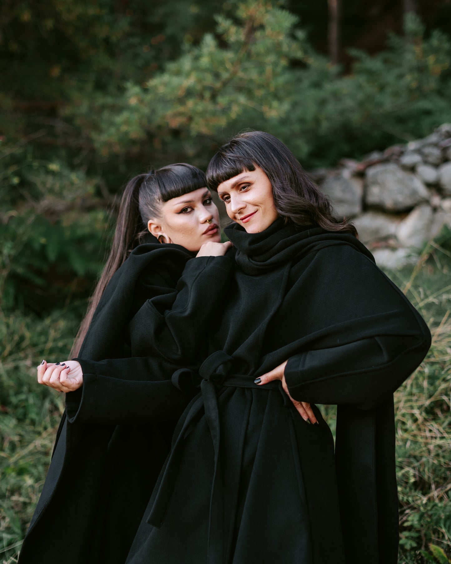 Cashmere Coat - Black
