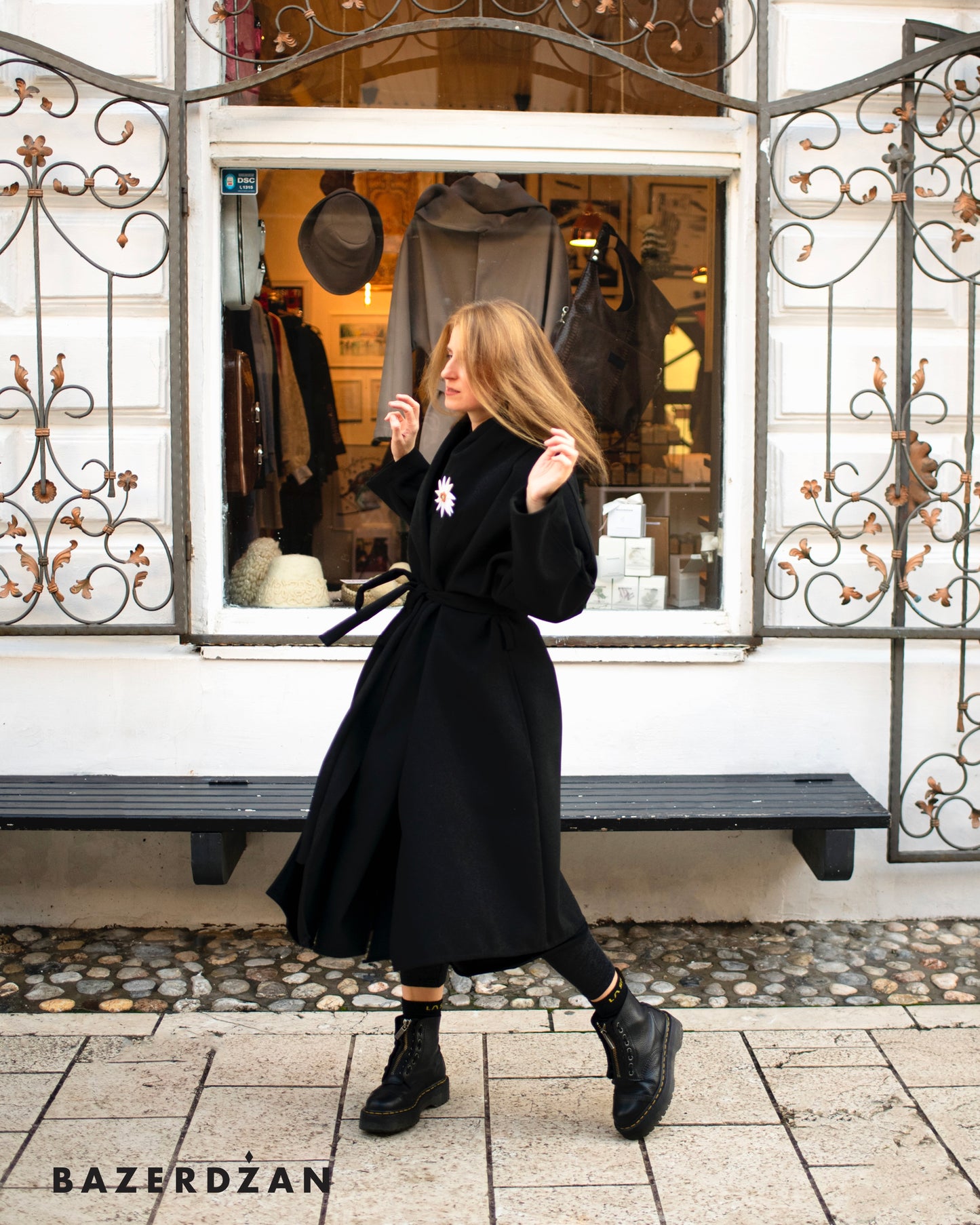 Cashmere Coat - Black