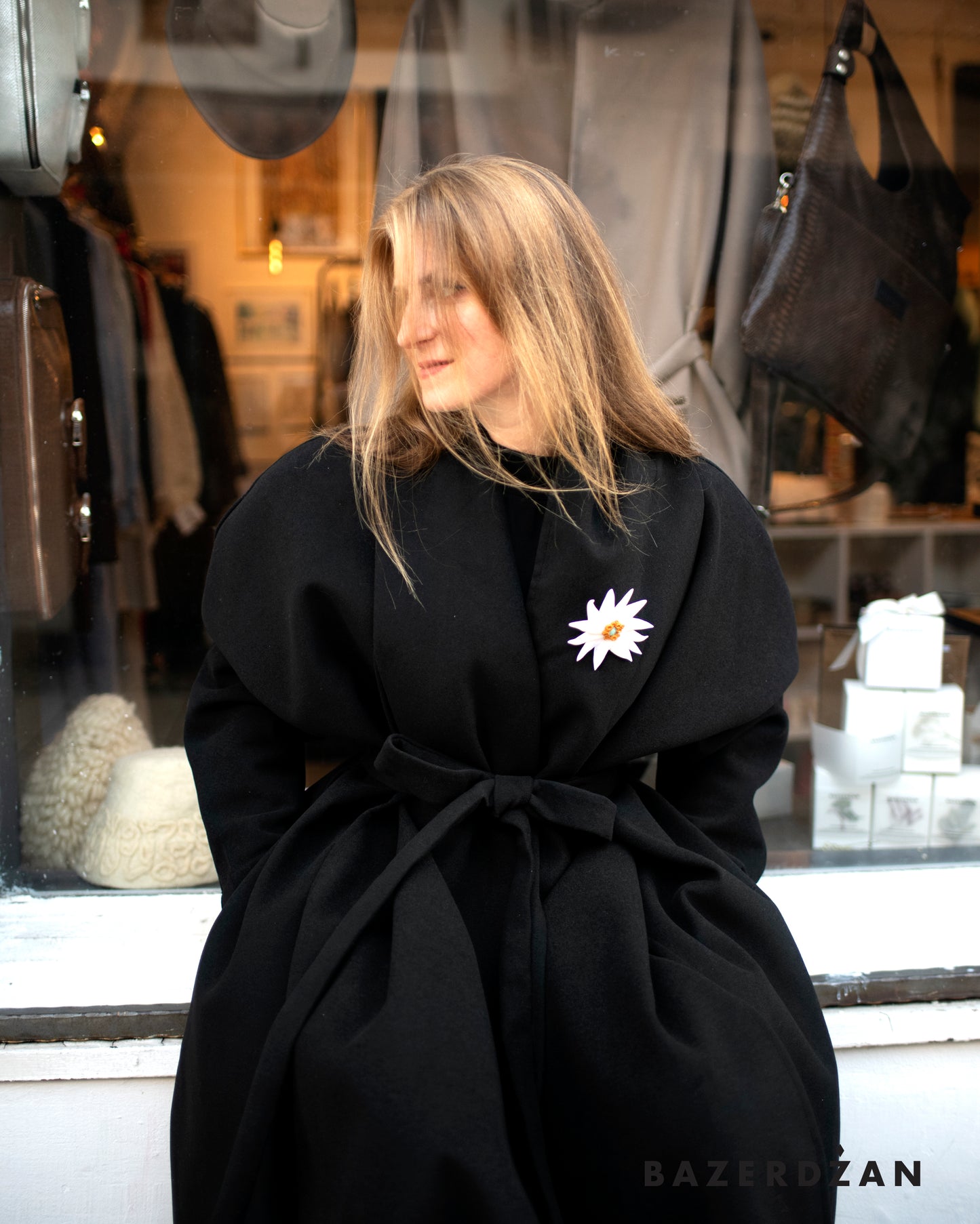 Cashmere Coat - Black