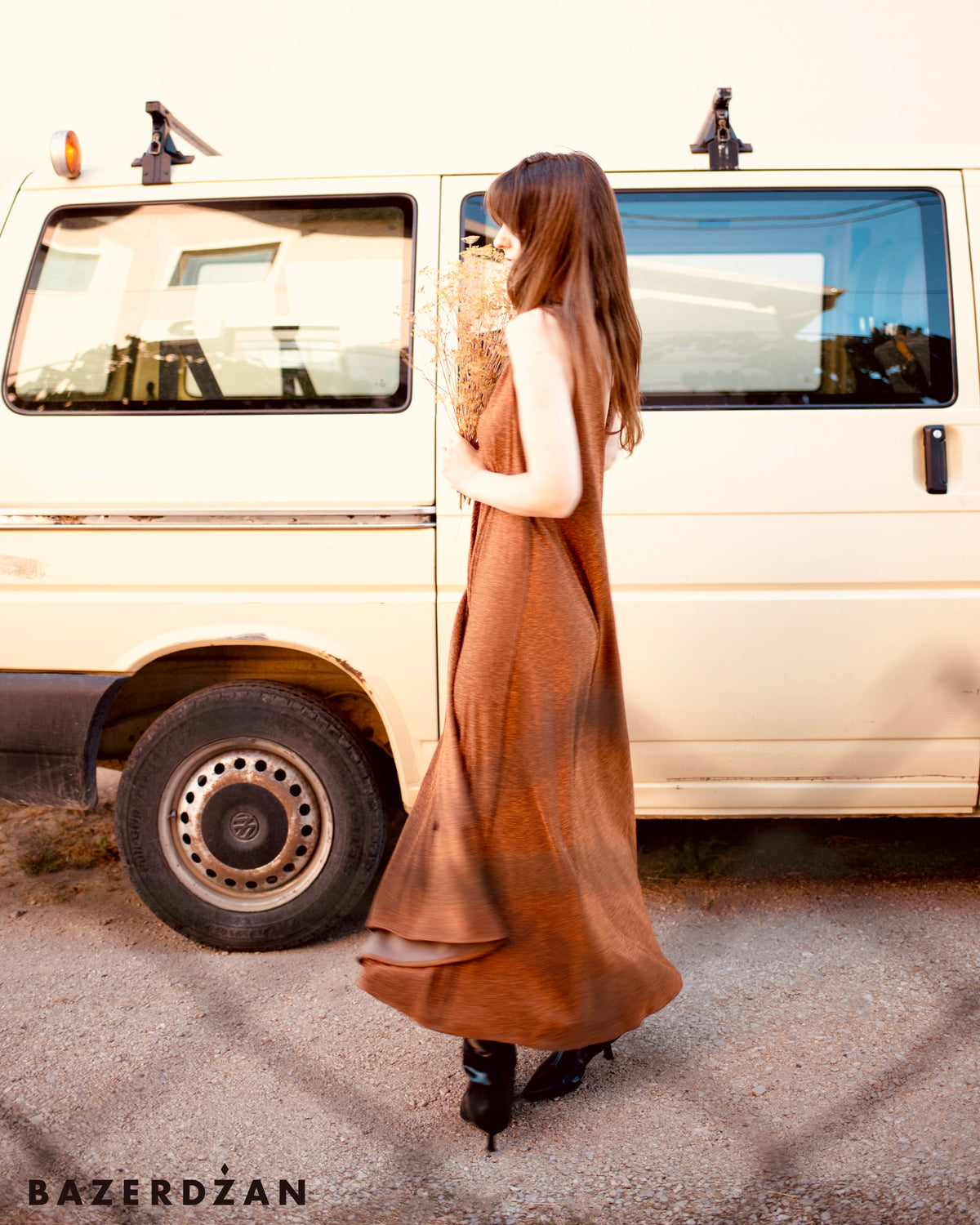 Lumina Dress - Bronze - Bazerdzan