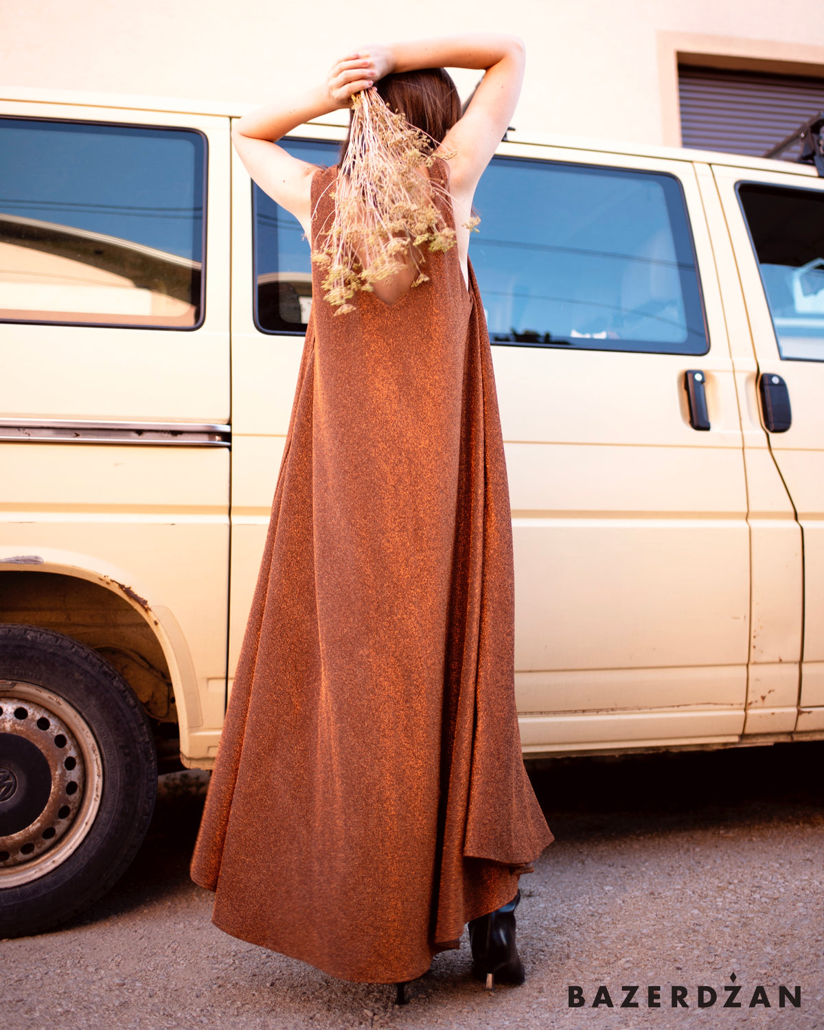 Lumina Dress - Bronze - Bazerdzan