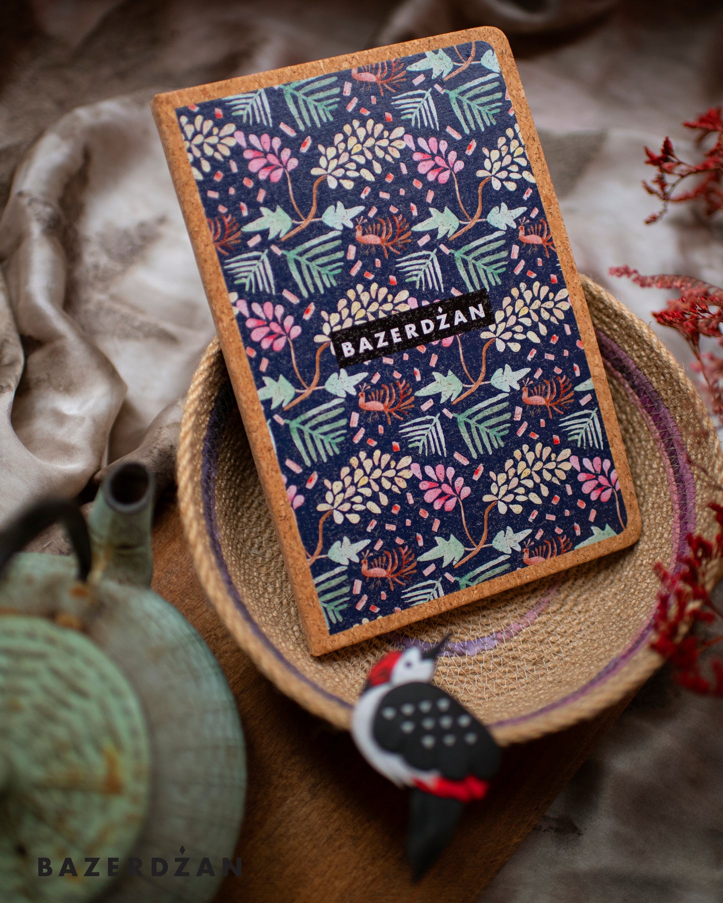 "Traditional Bosnian embroidery" Notebook (Cork)