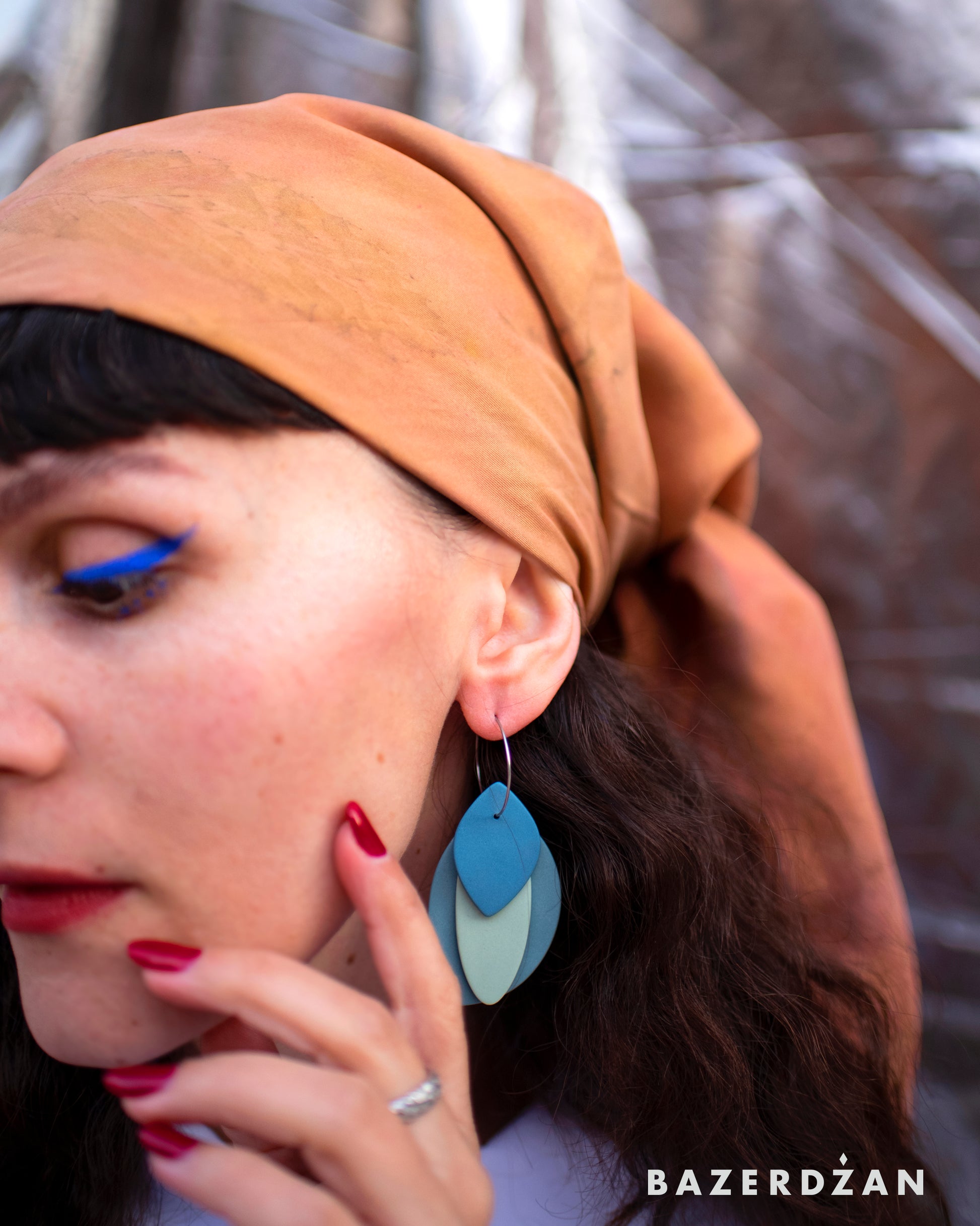 Elegant Ceramic Earrings - Bazerdzan