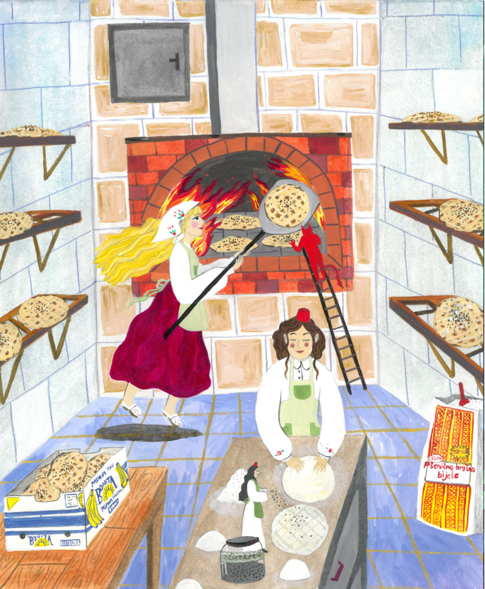 Illustration Kako se prave somuni by Dalila Manso