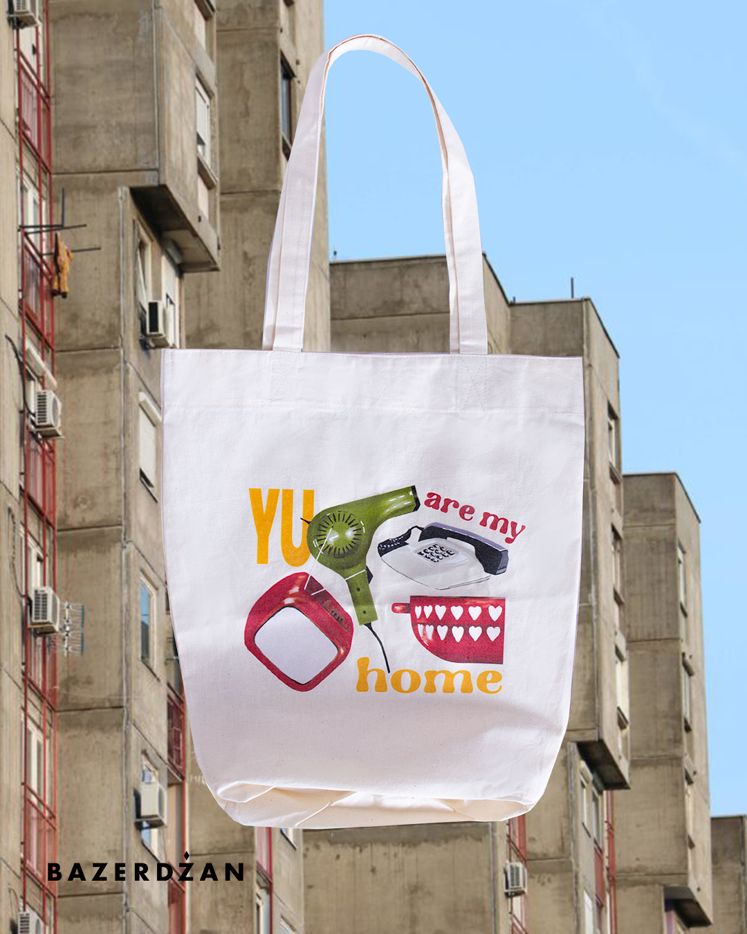 Tote Bag 'YU Are My Home' by Bazerdzan Wear