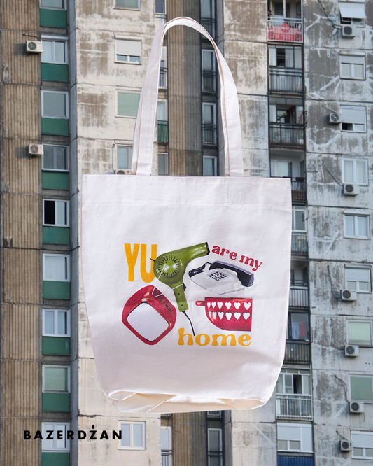 Tote Bag 'YU Are My Home' by Bazerdzan Wear