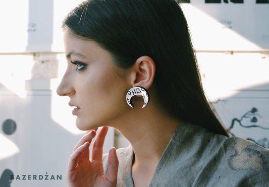 Moon Bosancica Earrings - by IVYQ studio - Bazerdzan