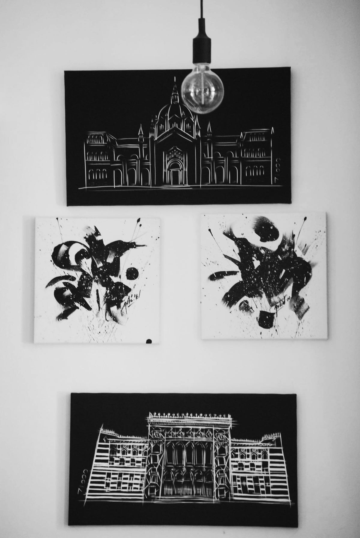 Canvas - Sarajevo City Hall - Bazerdzan