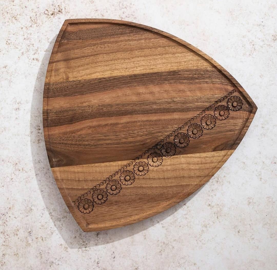 Hand Carved Cutting Board "Bosnia" by Waga Wood