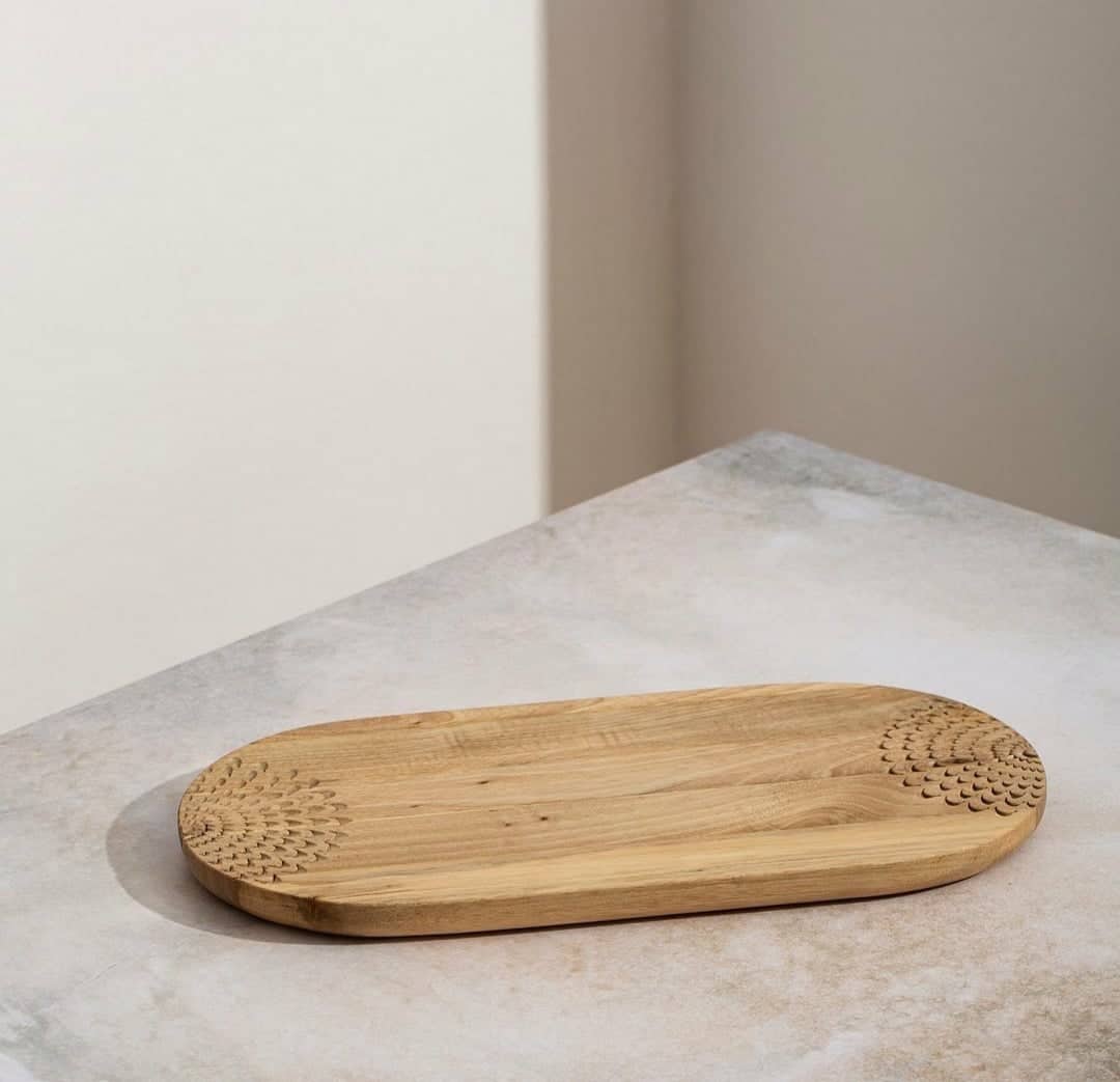 Cutting Board "Flora" by Waga Wood