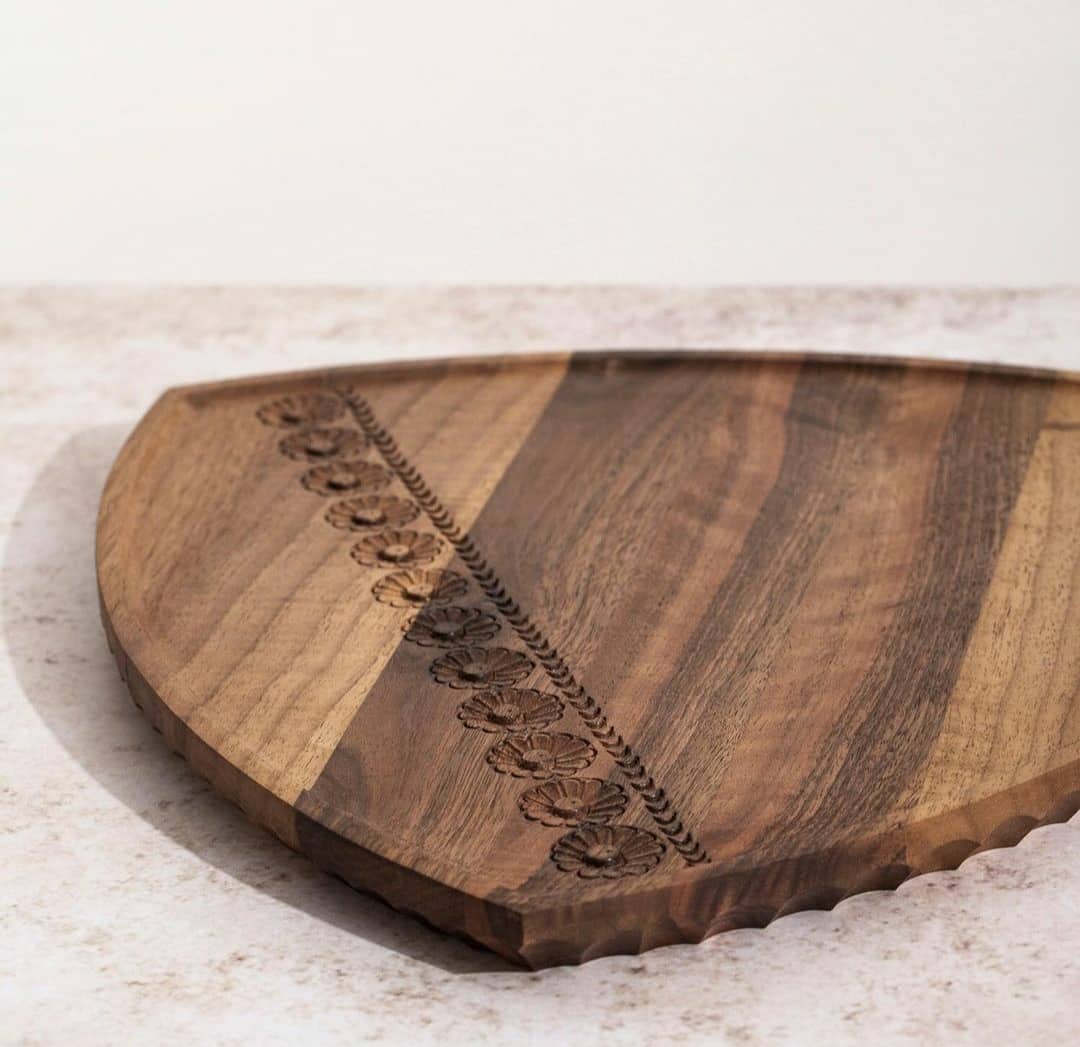 Hand Carved Cutting Board "Bosnia" by Waga Wood