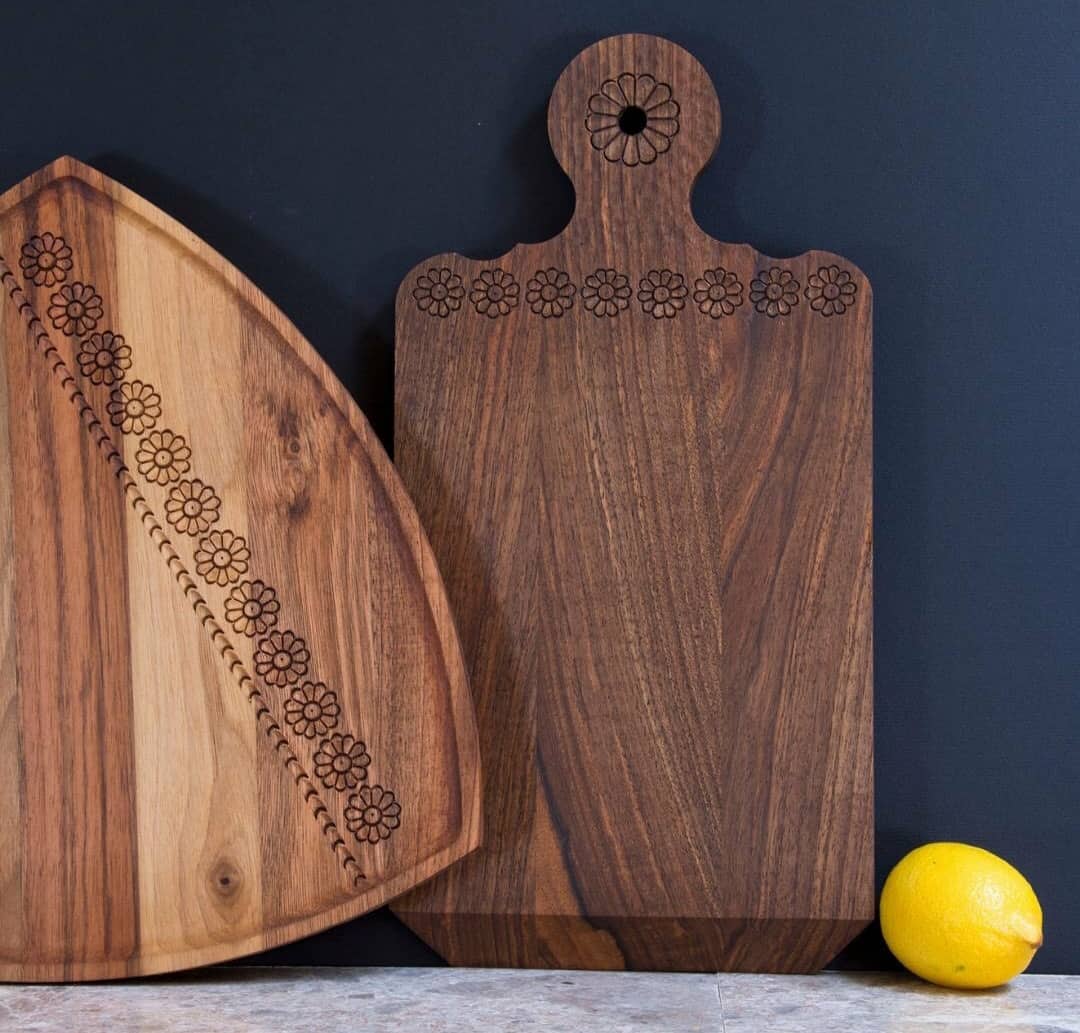 Hand Carved Cutting Board "Bosnia" by Waga Wood