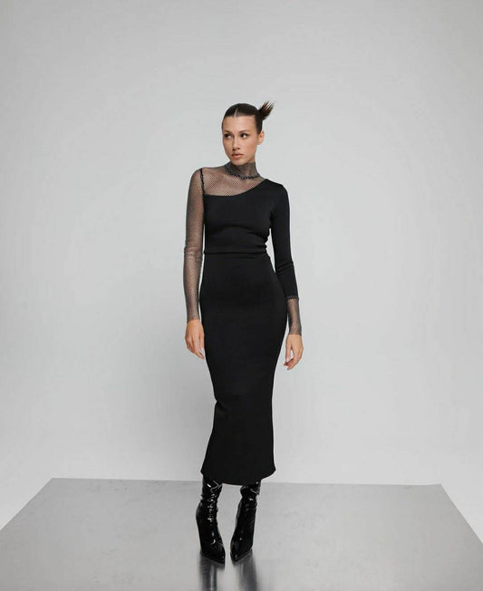 Crystal Scuba Dress by Nenna Atelier