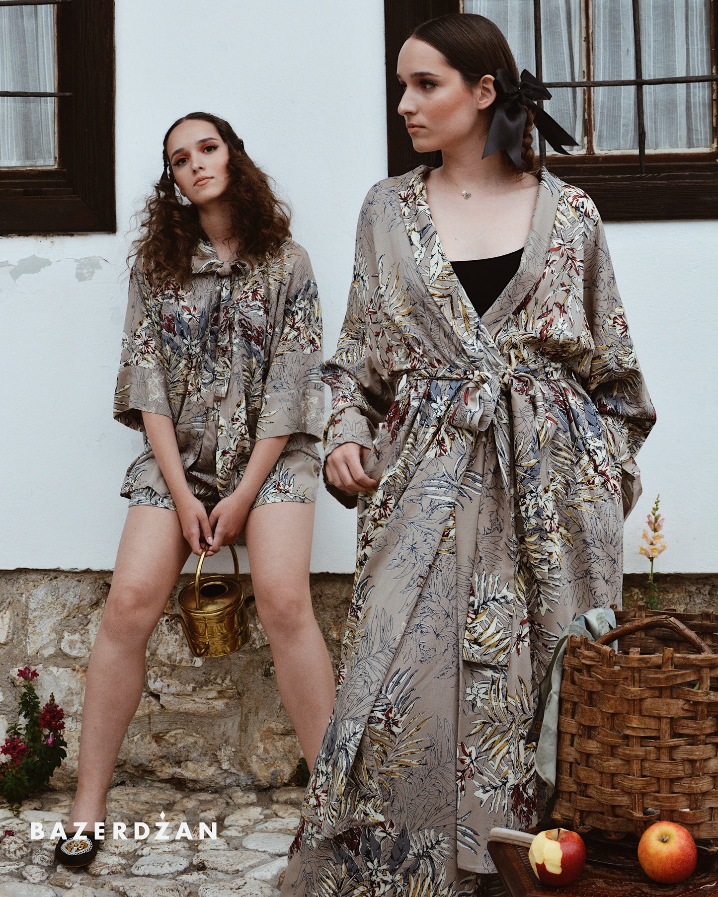 Floral Cardigan by Bazerdzan Wear