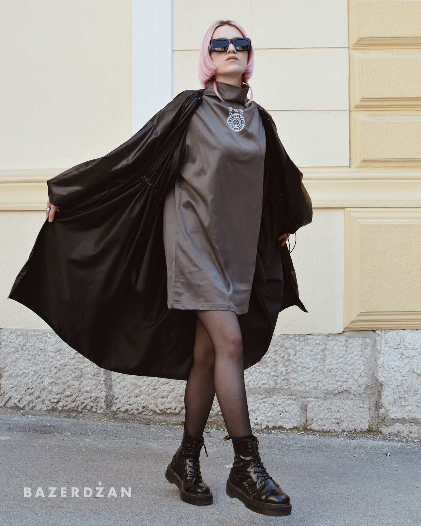 Trench Coat - Black by Bazerdzan Wear