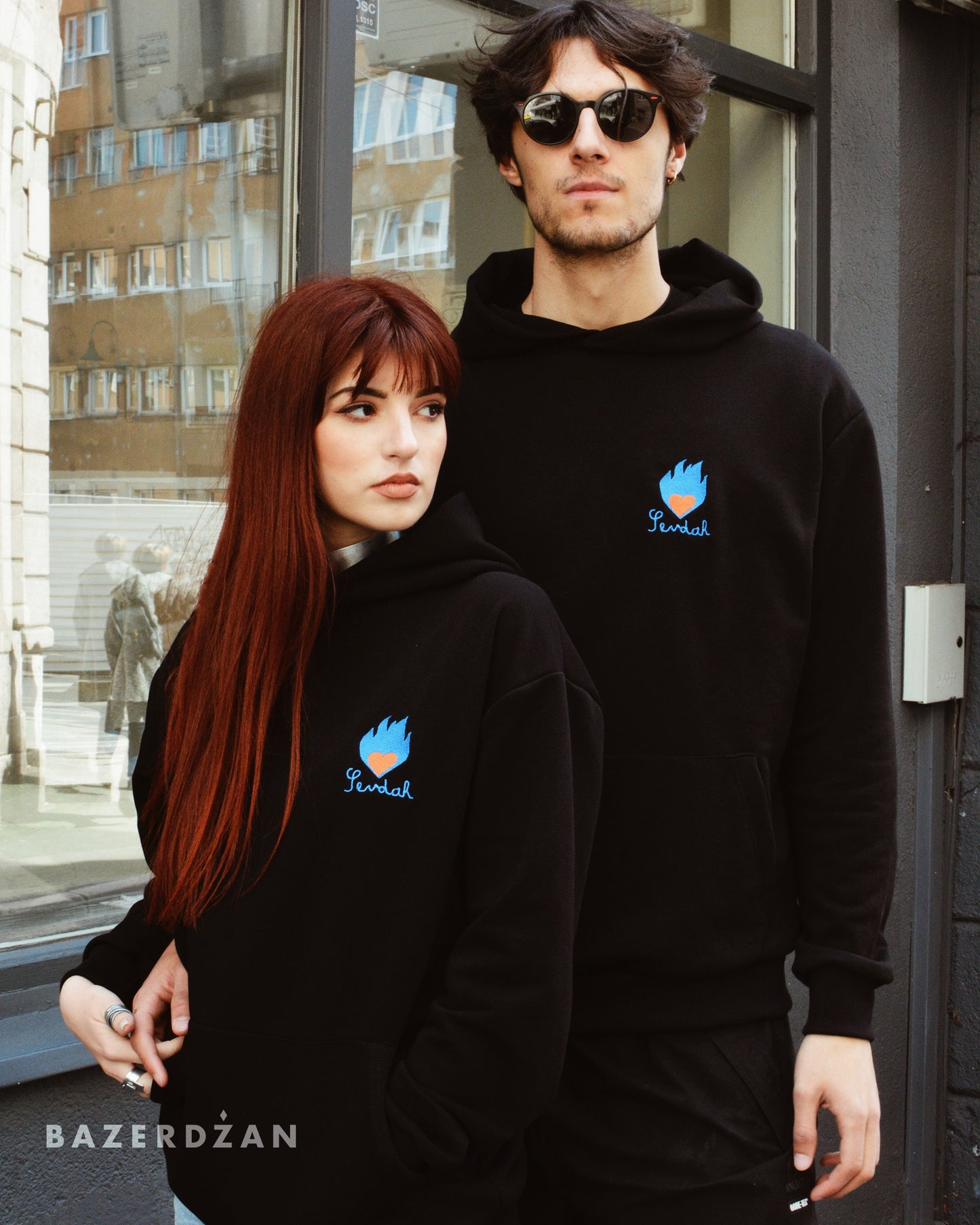 Unisex Hoodie Sevdah by Bazerdzan Wear