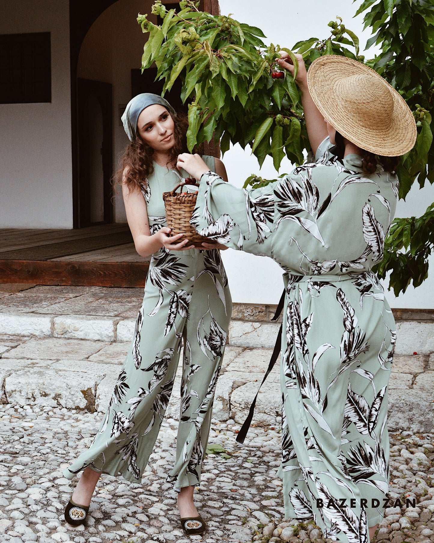 Floral Cardigan by Bazerdzan Wear