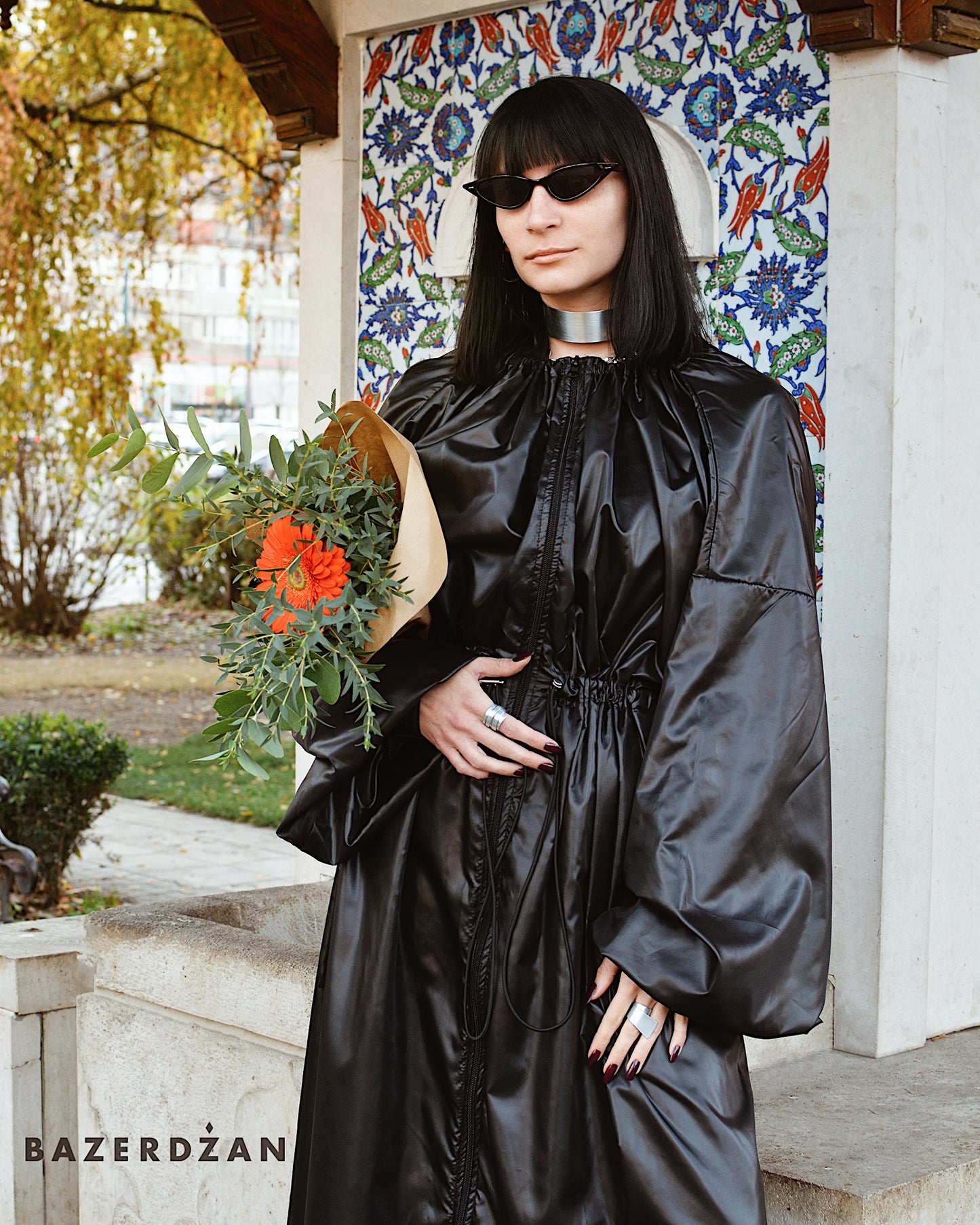 Trench Coat - Black by Bazerdzan Wear