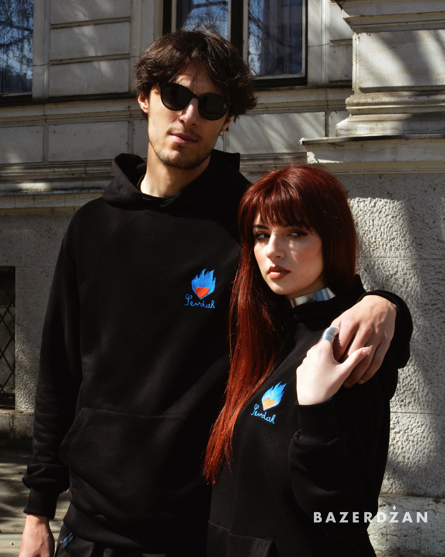 Unisex Hoodie Sevdah by Bazerdzan Wear