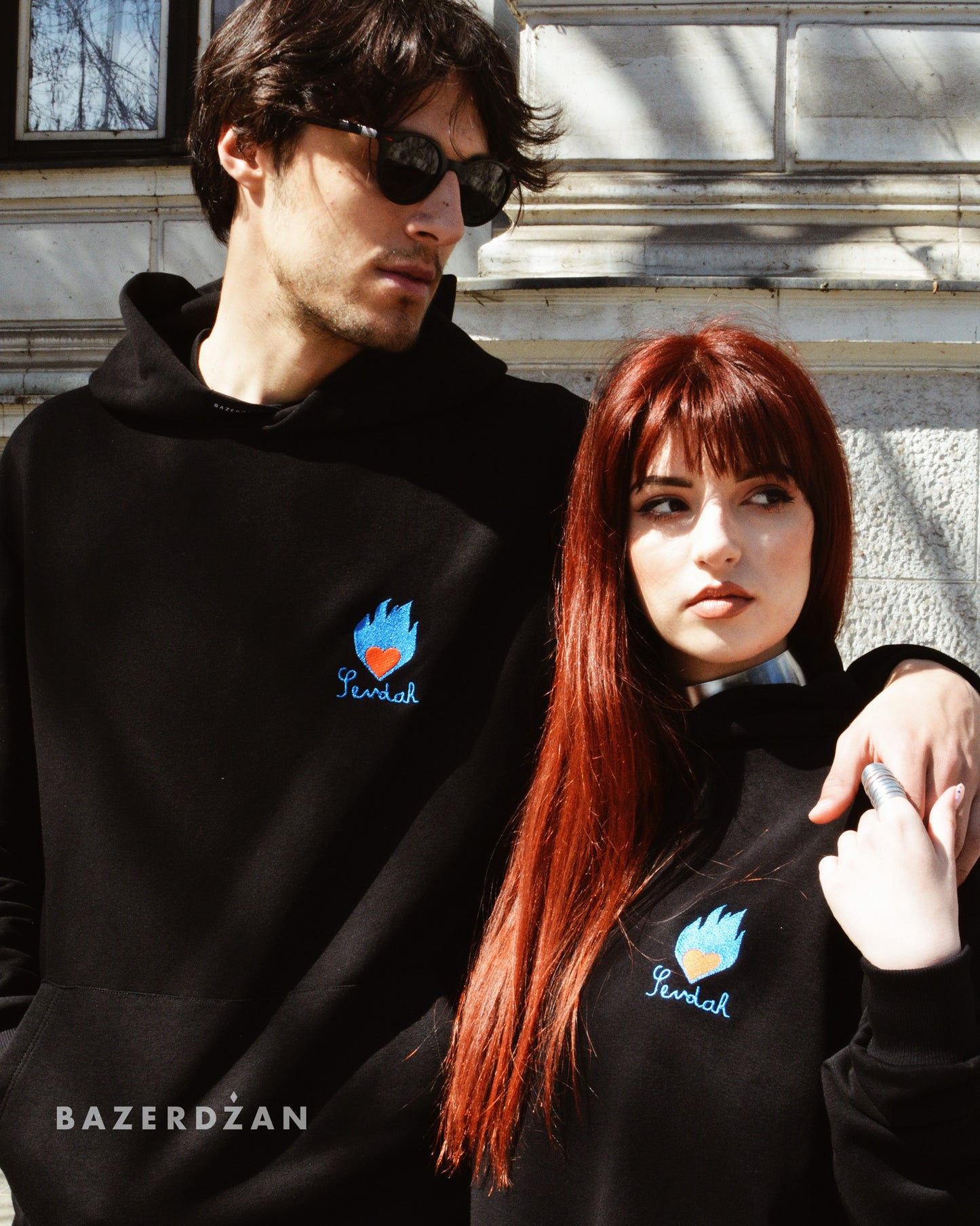 Unisex Hoodie Sevdah by Bazerdzan Wear