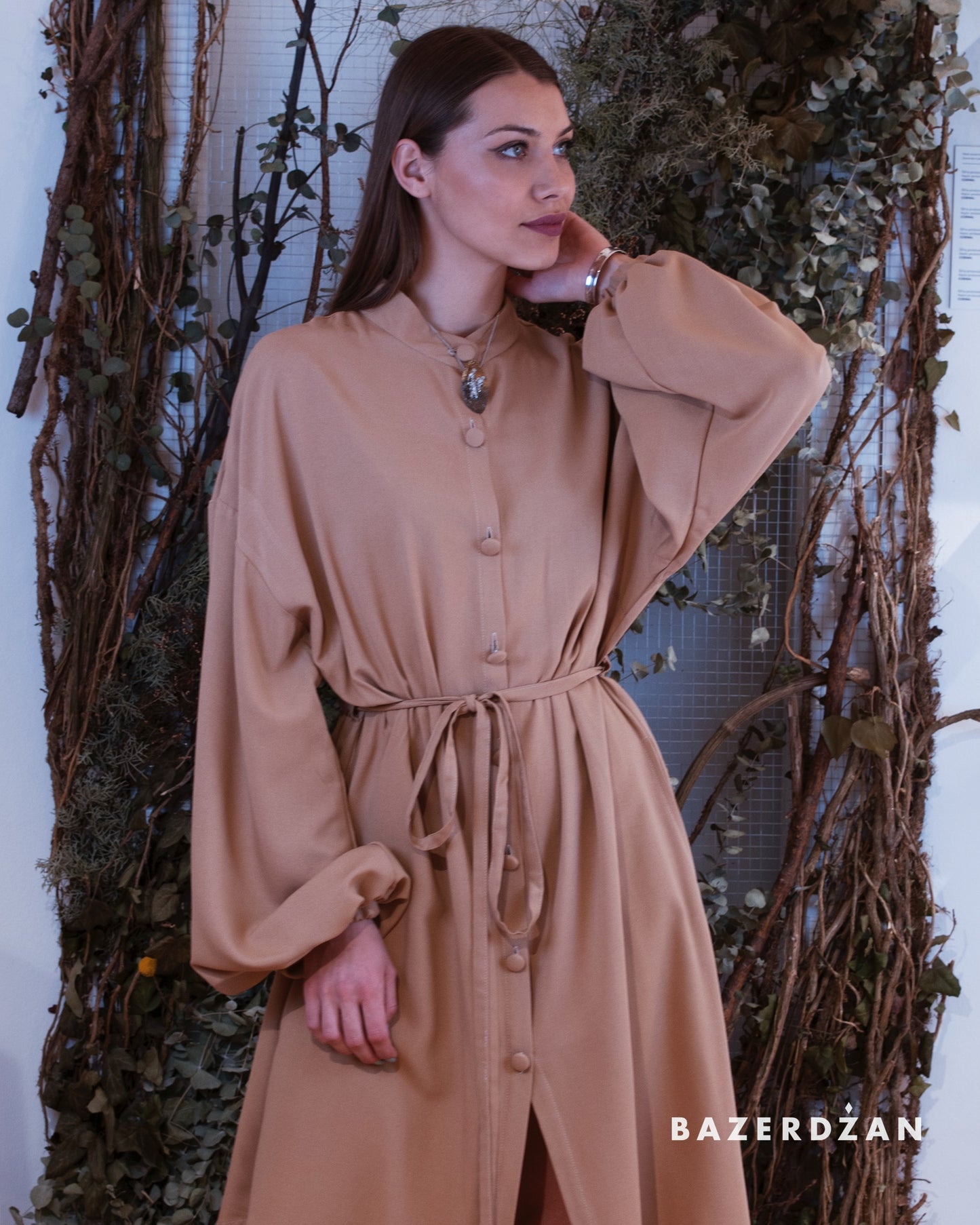 Classic Puff Sleeve Dress by Bazerdzan Wear