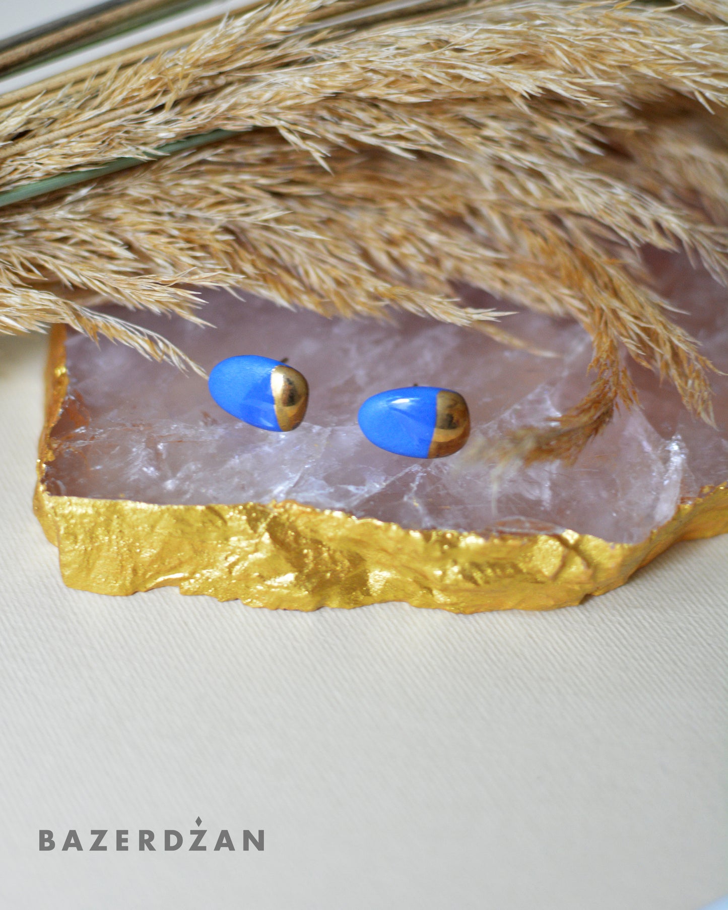 Mini Ceramic Earrings by bokajok - Bazerdzan
