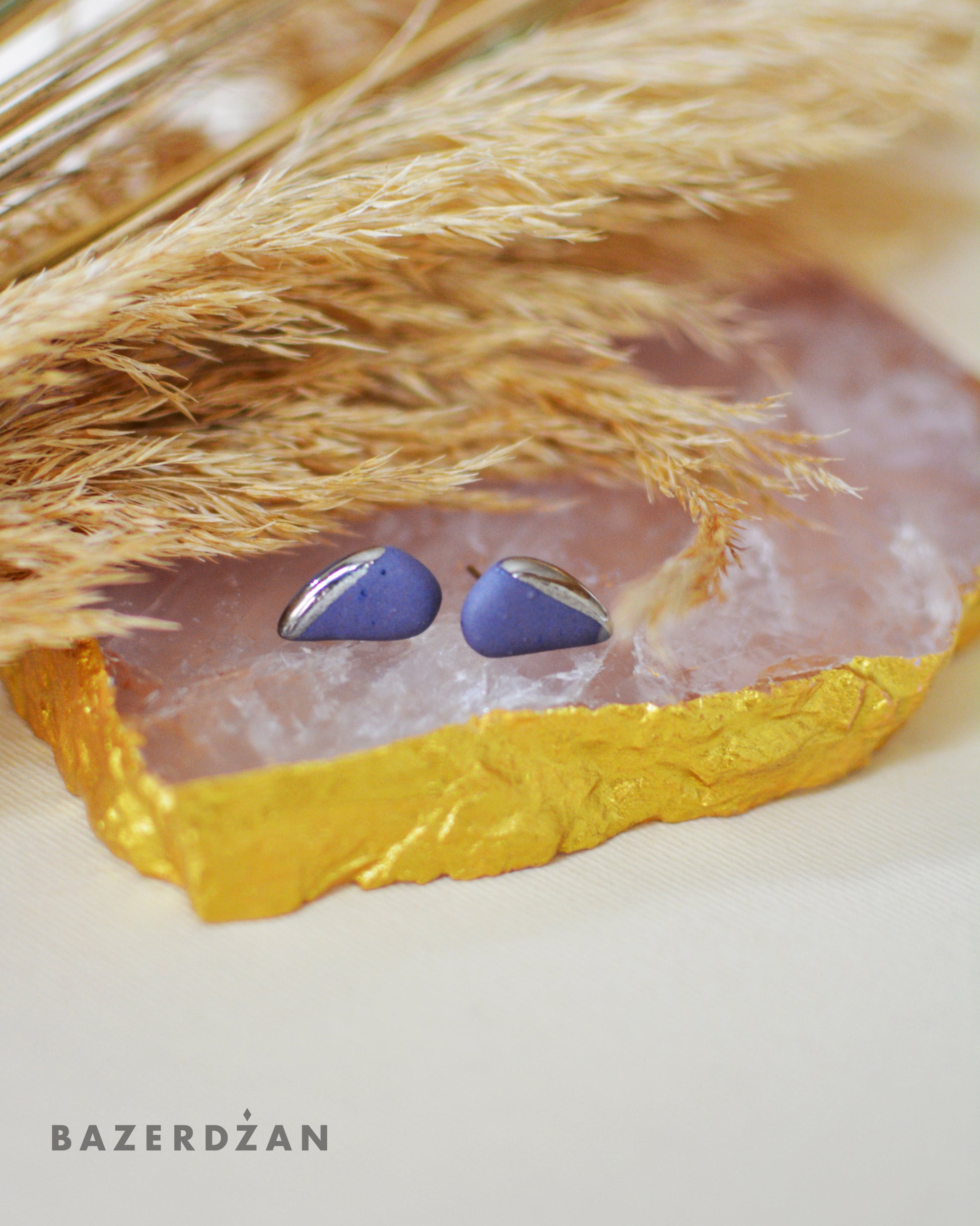 Mini Ceramic Earrings by bokajok - Bazerdzan