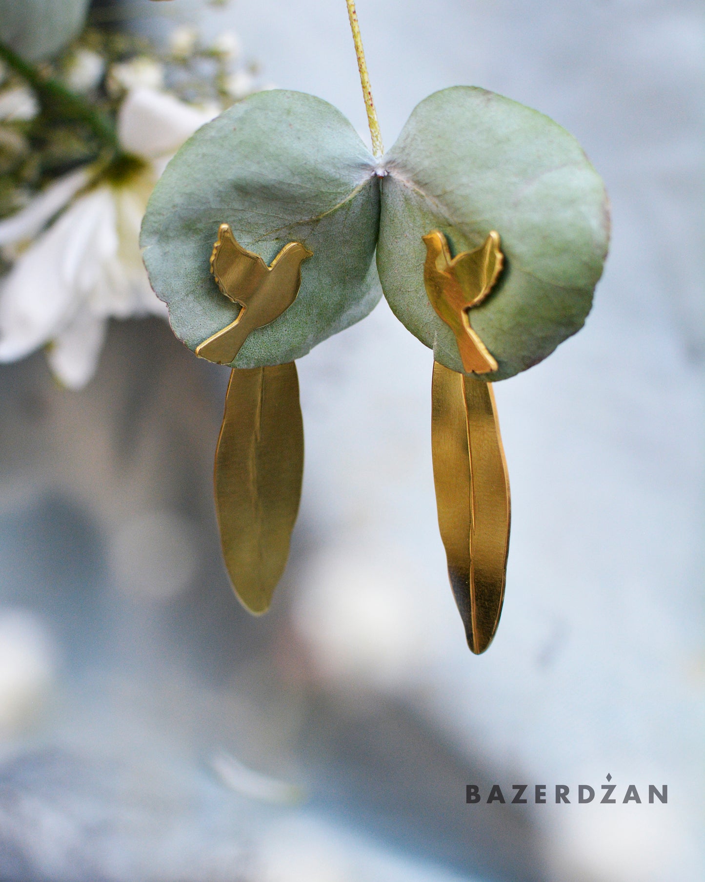 "The Dove of Peace" Handmade Earrings by Natasha Rubis
