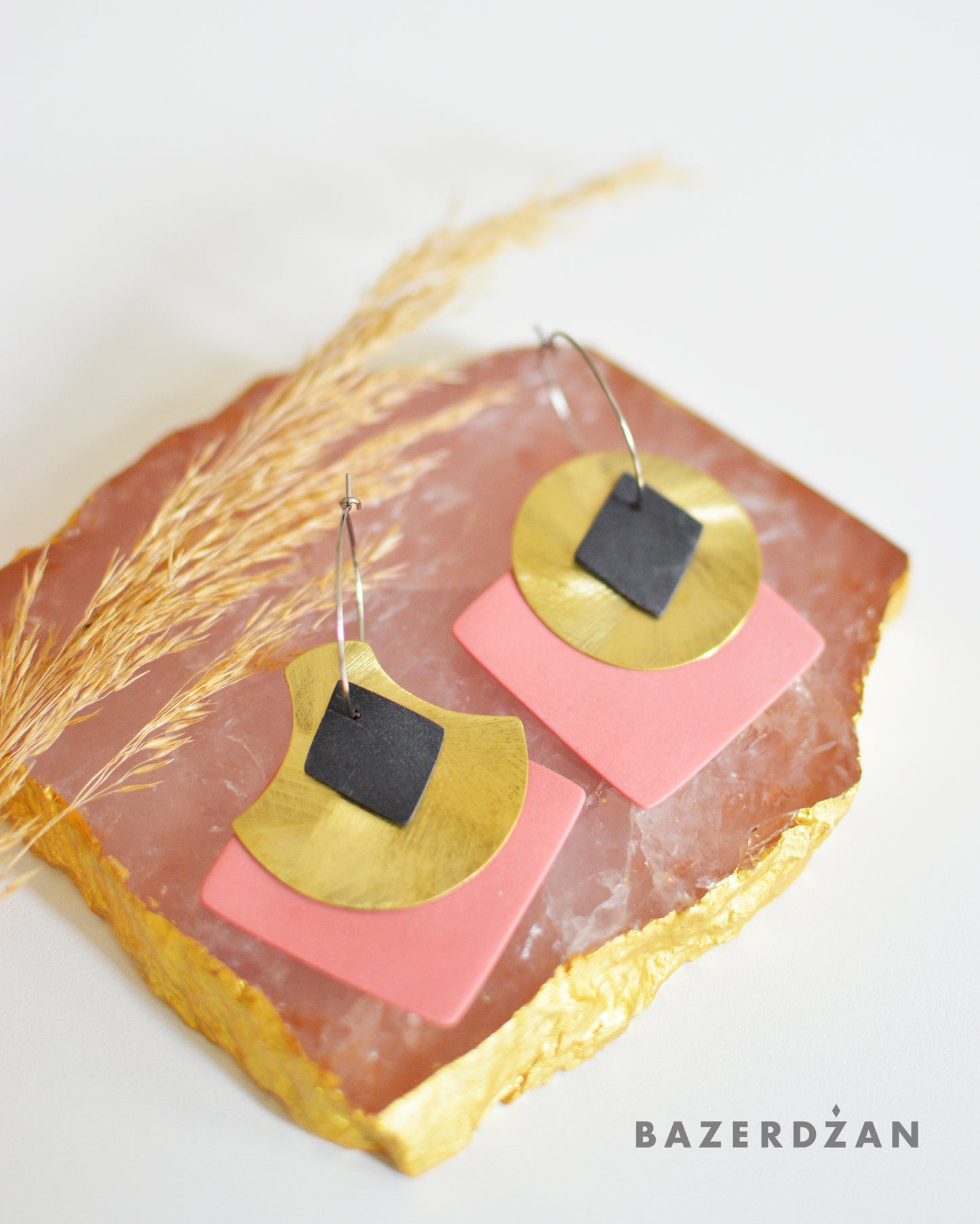 Baklava - Inspired Ceramic Earrings by bokajok - Bazerdzan