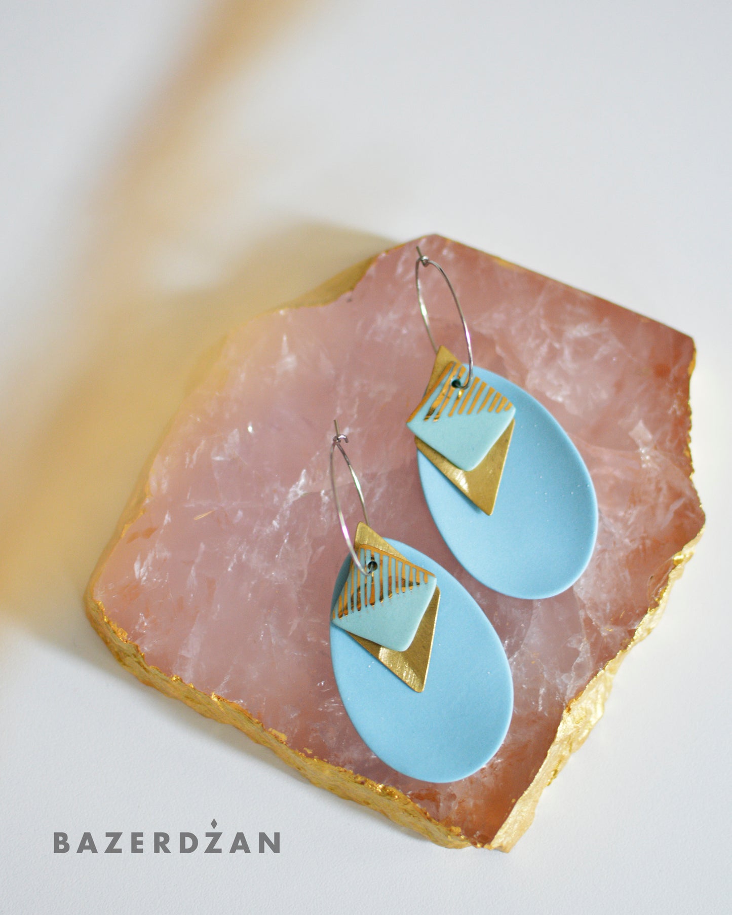 Baklava - Inspired Ceramic Earrings by bokajok - Bazerdzan