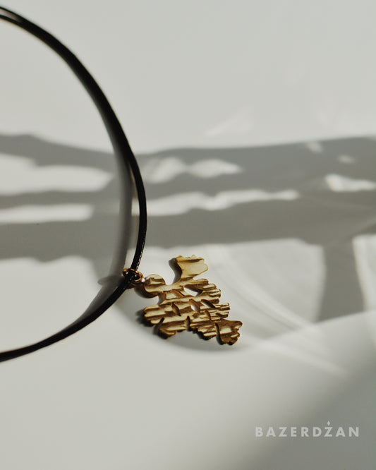 "Asplenium Lepidum" Necklace by Natasha Rubish - Bazerdzan