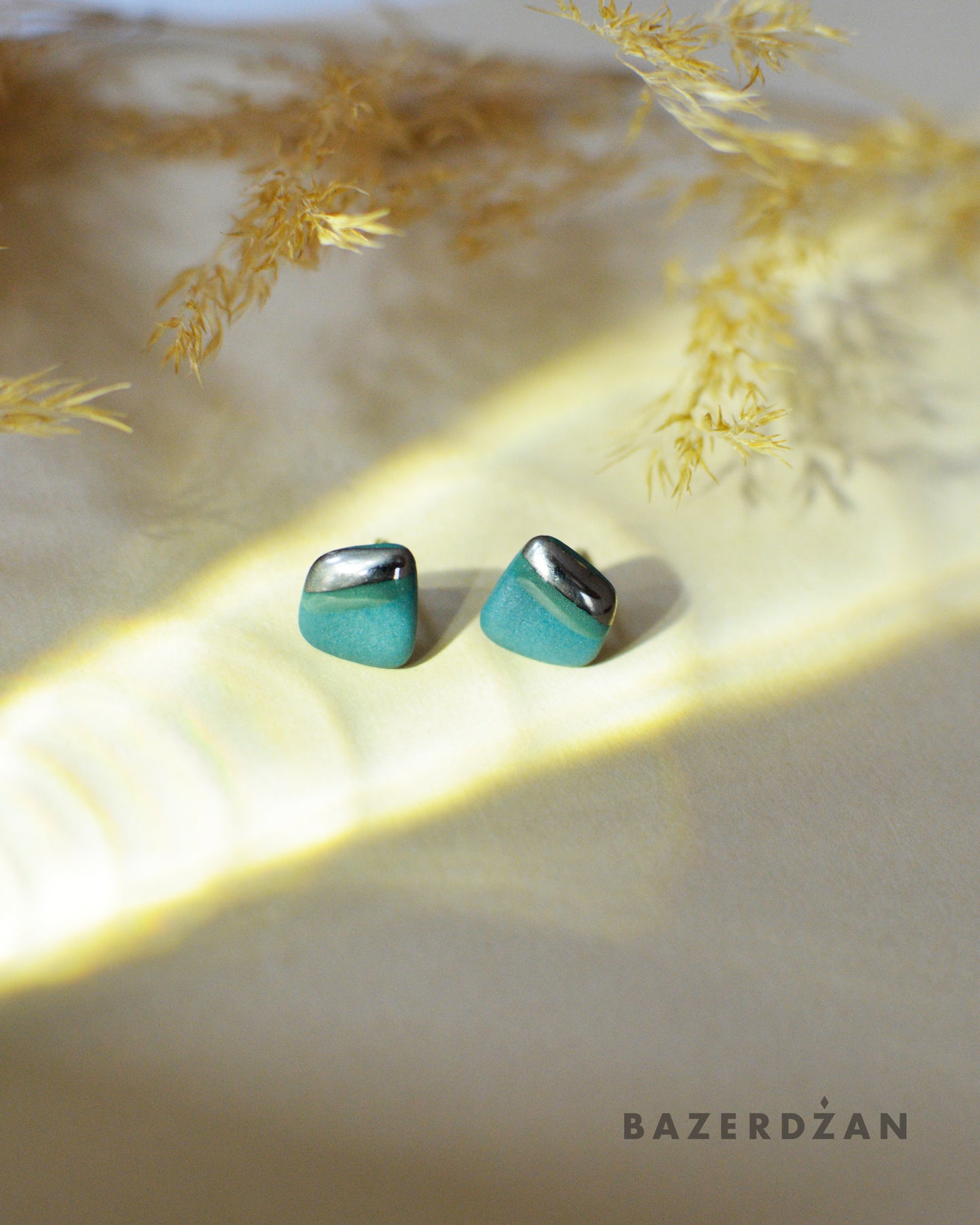 Mini Ceramic Earrings by bokajok - Bazerdzan