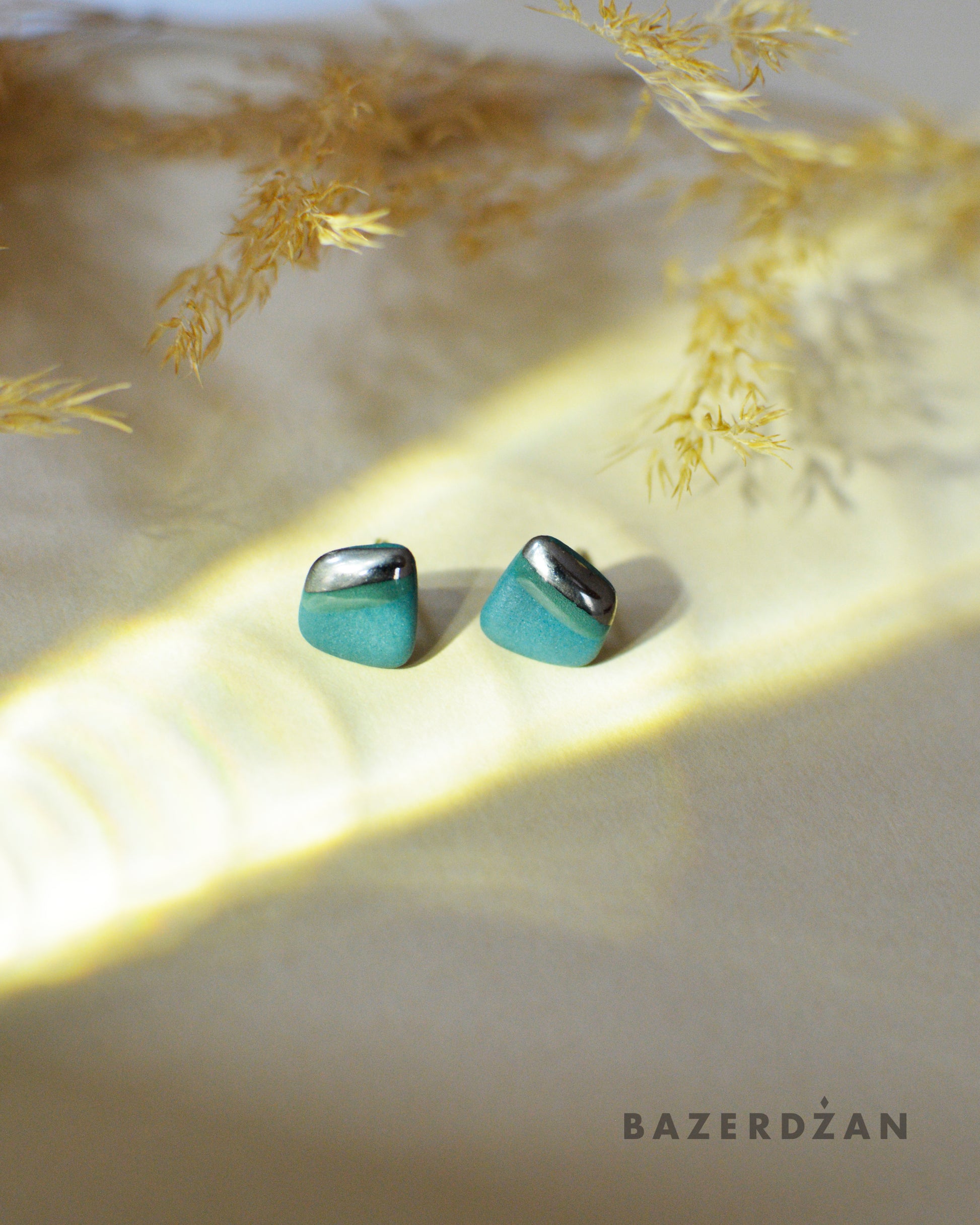 Mini Ceramic Earrings by bokajok - Bazerdzan