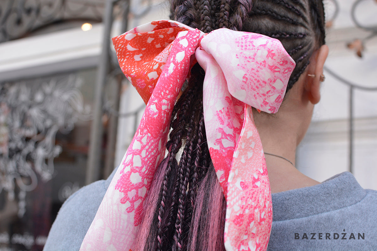 Twilly Scarf (Material: Silk) - Bazerdzan