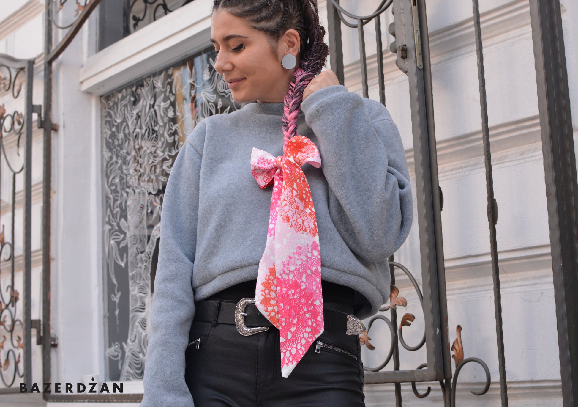 Twilly Scarf (Material: Silk) - Bazerdzan