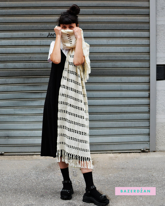 Cotton and Silk Hand Woved Summer Scarves, by Bogda rukotvorine - Bazerdzan