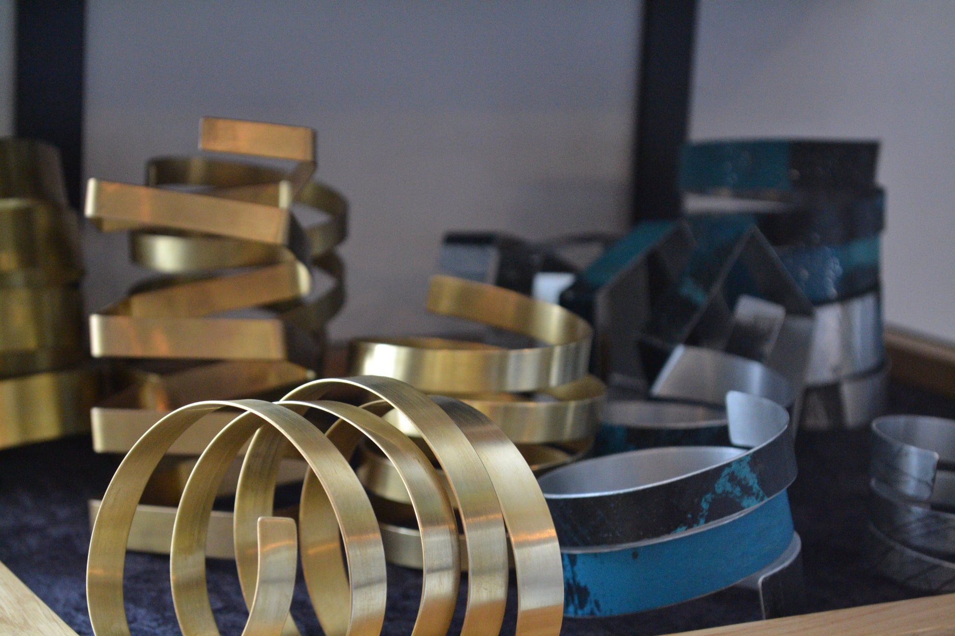 Zinc and Brass Bracelet - by Werkstatt - Bazerdzan