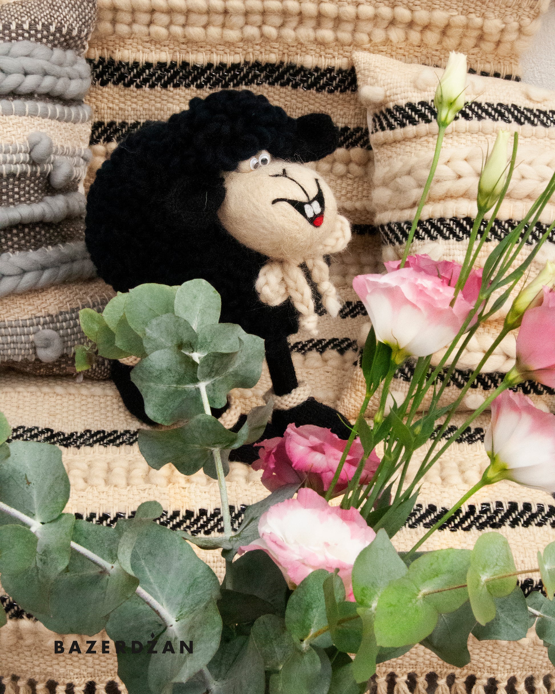 Woolen Pillow by Bogda Rukotvorine - Bazerdzan