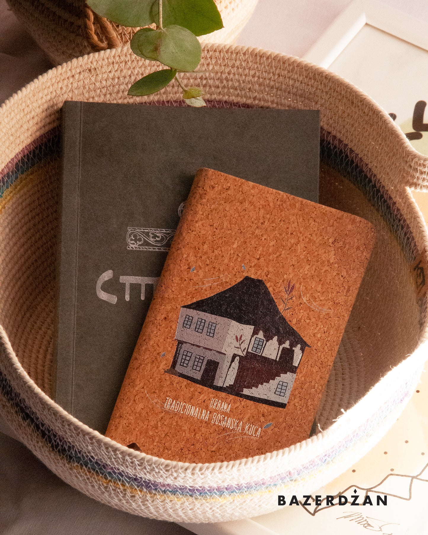 "Traditional Bosnian Houses" Small Notebook - Bazerdzan