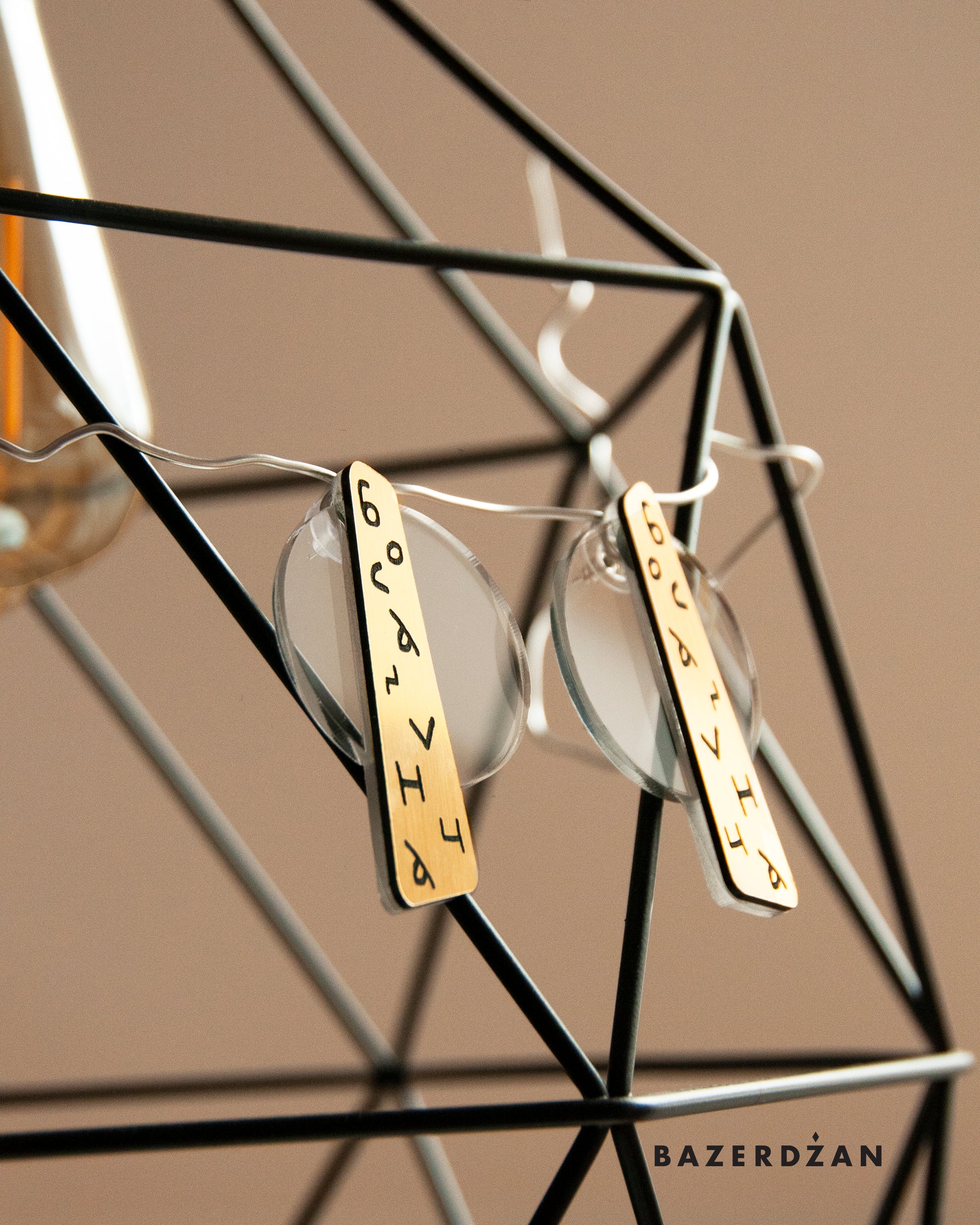 Transparent Bosančica Earrings - by IVYQ studio - Bazerdzan