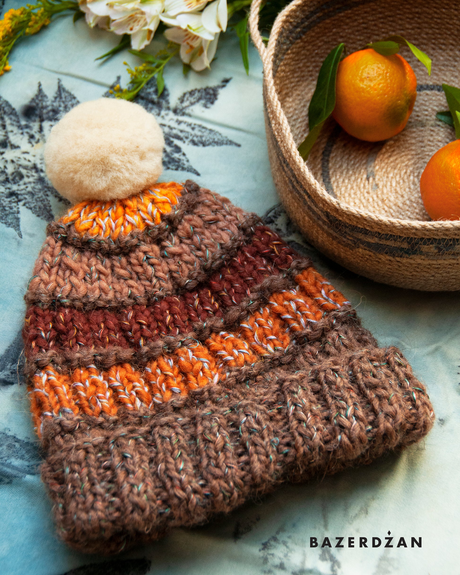Winter Woolen Hat with Pom Poms - Bazerdzan