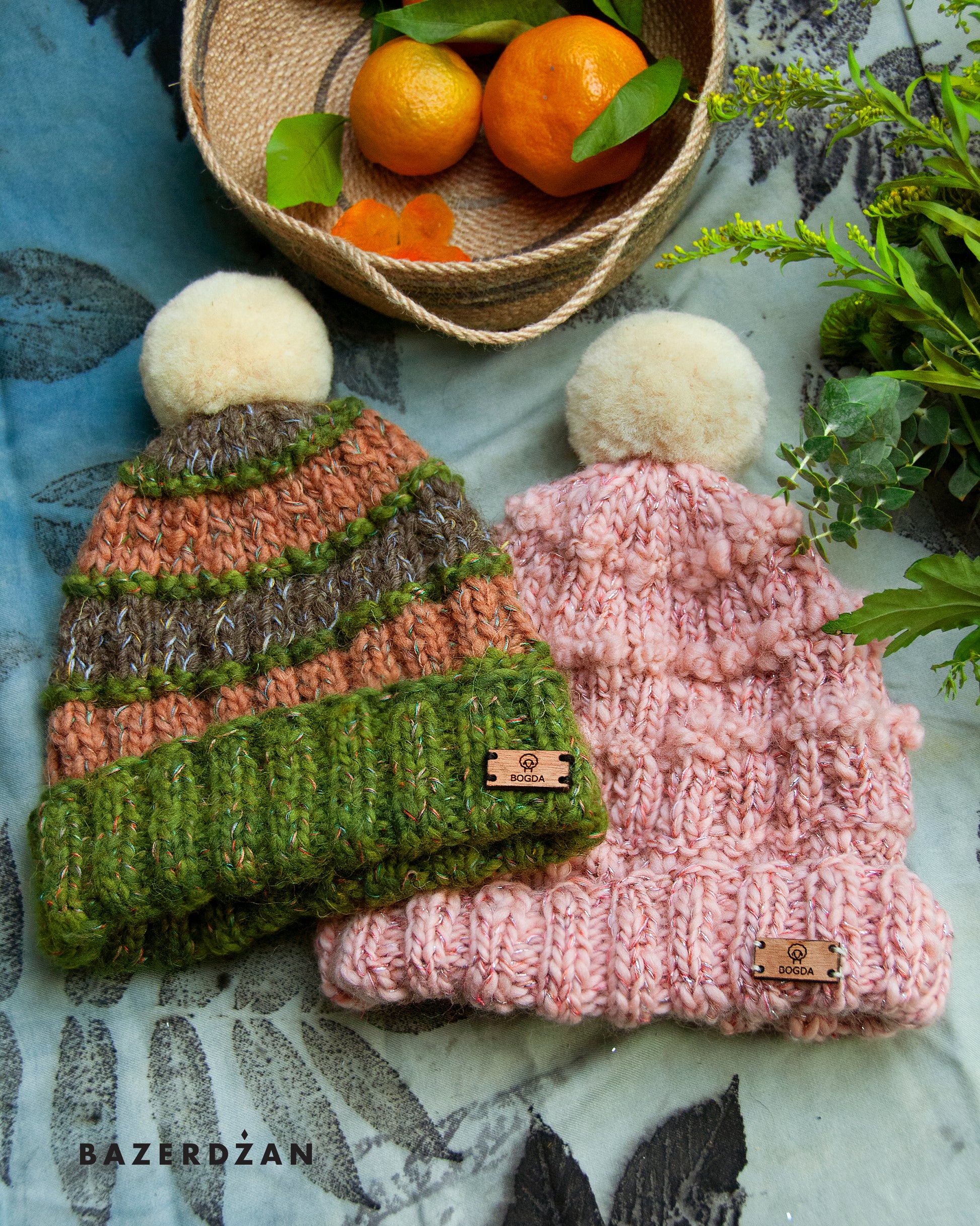 Winter Woolen Hat with Pom Poms - Bazerdzan