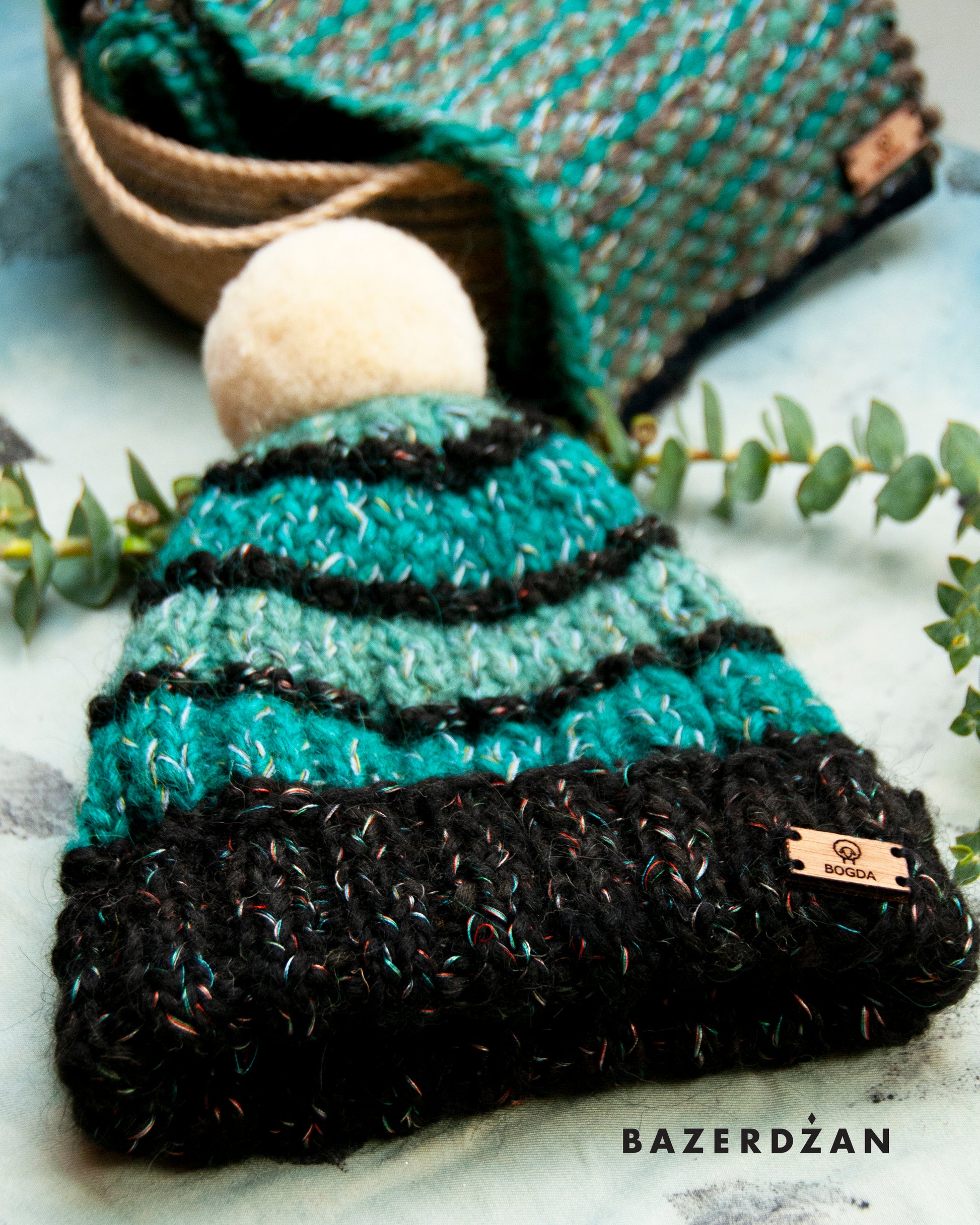 Winter Woolen Hat with Pom Poms - Bazerdzan